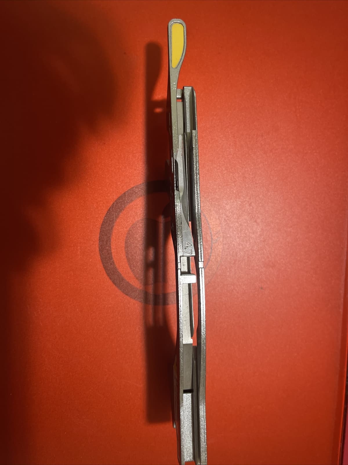 Mycronic MyData Agilis 4.7 yellow -  8mm Feeder insert L-014-1319 mid size compo 3