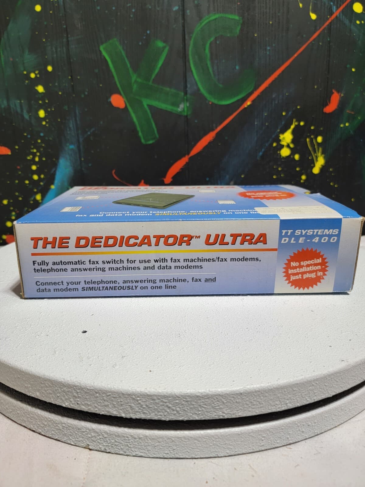 Automatic Fax Machine Switch, TT Systems DLE-400 Dedicator Ultra, NEW 5