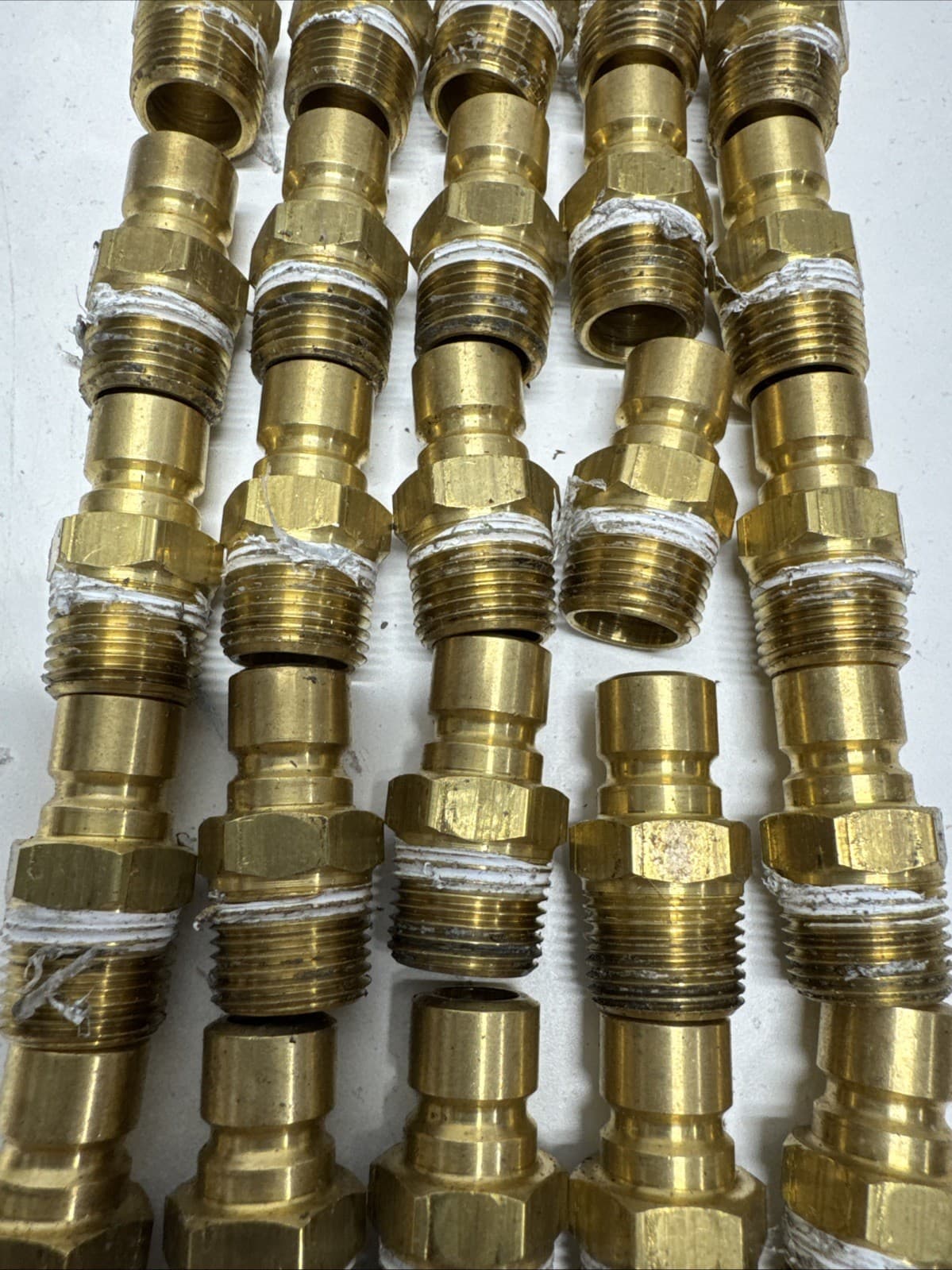 32 Quick Disconnect Mold Coolant Plug 3/8” Body x 3/8” Male NPT Brass 3