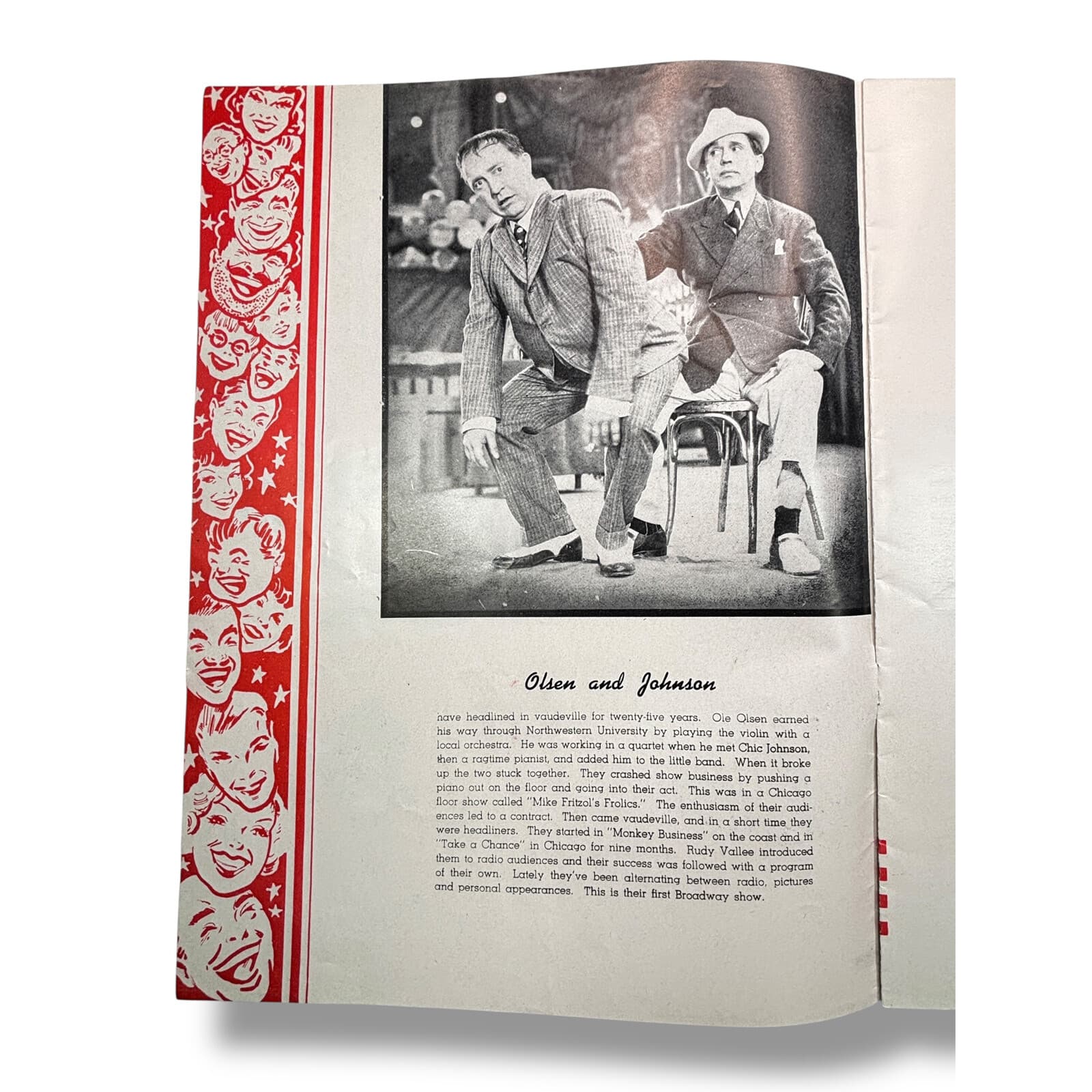 1938 Hellzapoppin Broadway Program Olsen & Johnson Revue Political Satire NYC 2