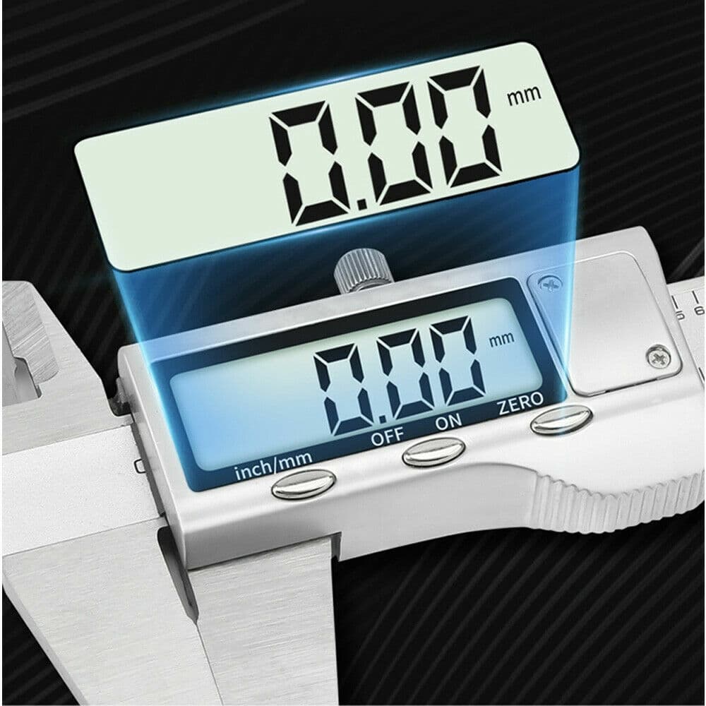 6" Stainless Steel Digital Caliper Vernier Micrometer Electronic Measuring Ruler 5