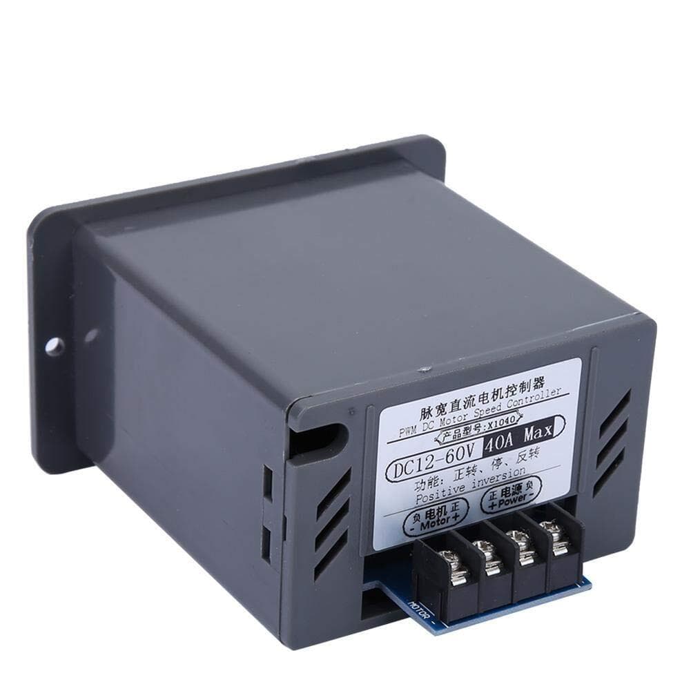 DC 12-60V DC Motor Speed Controller Reversible Brush Motor Variable Switch 40A 5