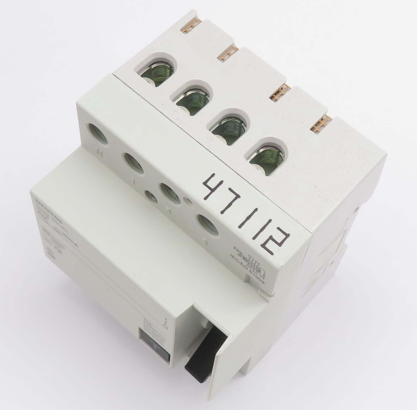 SIEMENS 5SM3346-6KL FI Circuit Breaker Type A Residual Current Circuit Breaker 63A 30mA 3