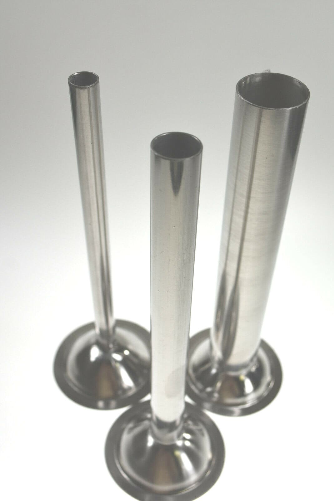 (3) Stainless Sausage stuffer tubes for American Eagle meat grinder    Size #12 2