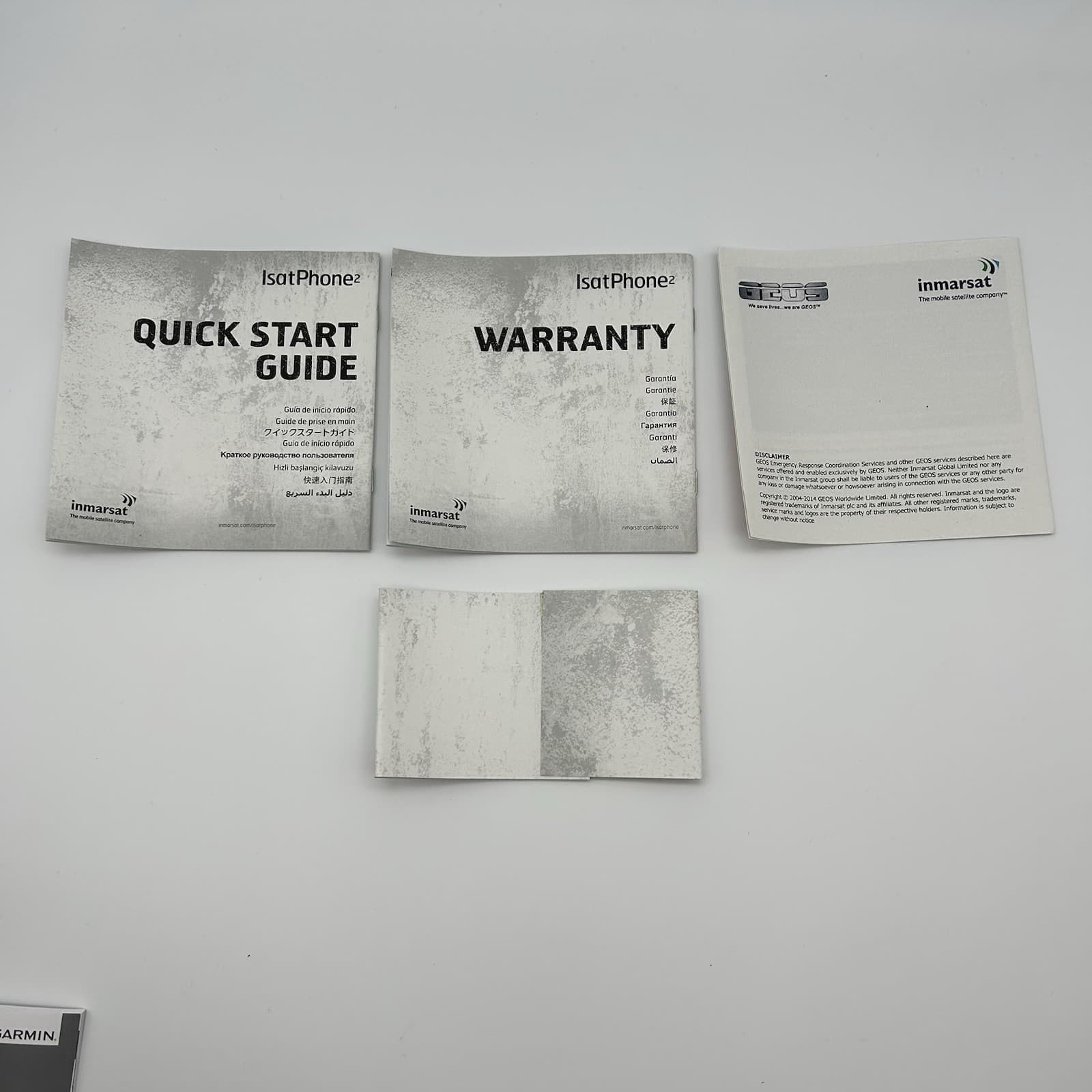 Inmarsat IsatPhone 2 Quick Start Guide Manual ONLY - NEW 4