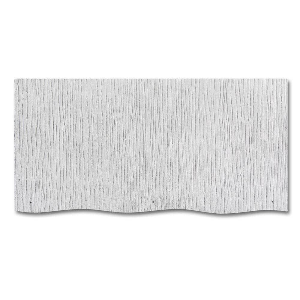 Weatherside Purity Wavy 12 In. X 24 In. Fiber-Cement Siding Shingle (18-Bundle) 2