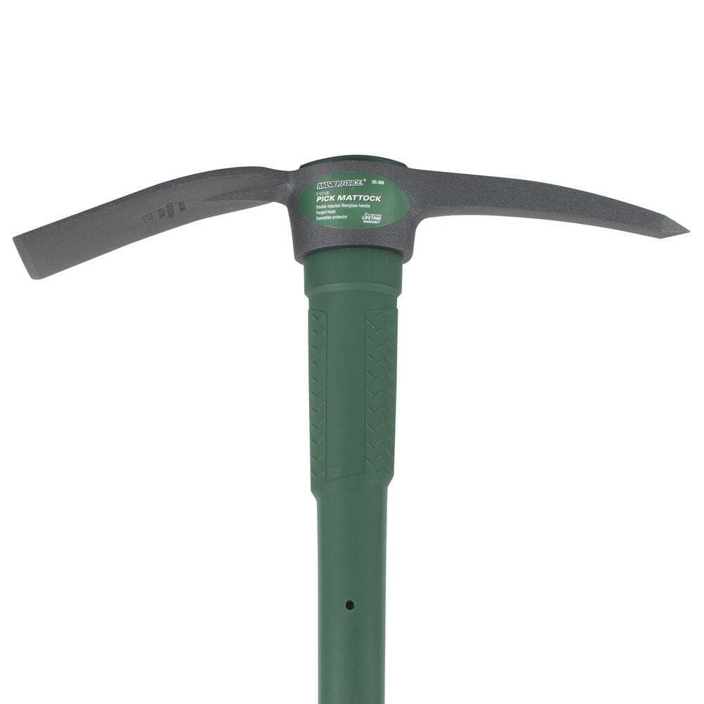 2.5 lb Forged Steel Head Pick Mattock w/ 36" Fiberglass Handle Garden Tilling 2