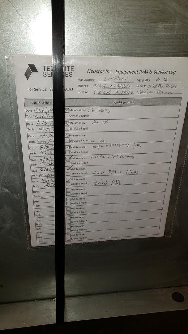 LIEBERT MMD60E2 5 Ton Mini Mate '12 Air Cooled 460v Zero-Footprint(S6LLST10945) 4