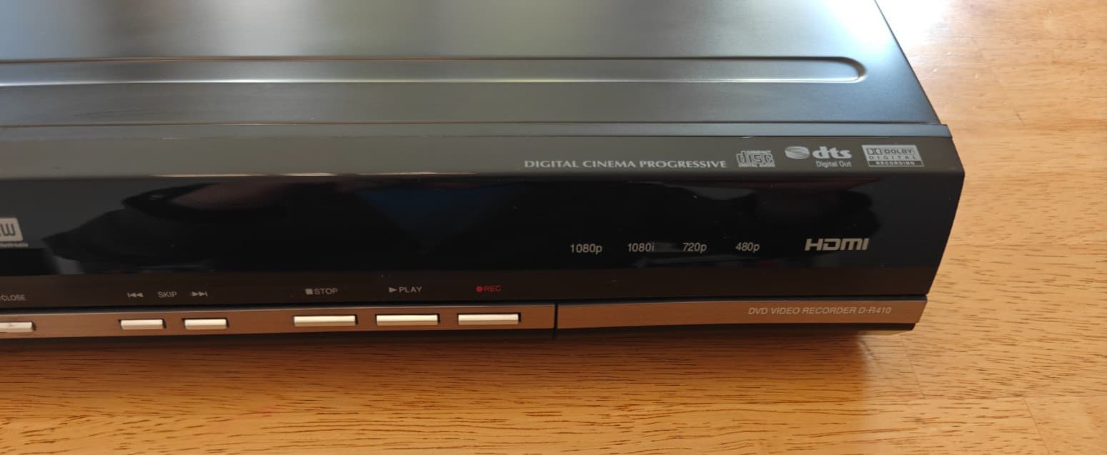 Toshiba D-R410 DVD Recorder - Tested - No Remote - Excellent Condition! 2