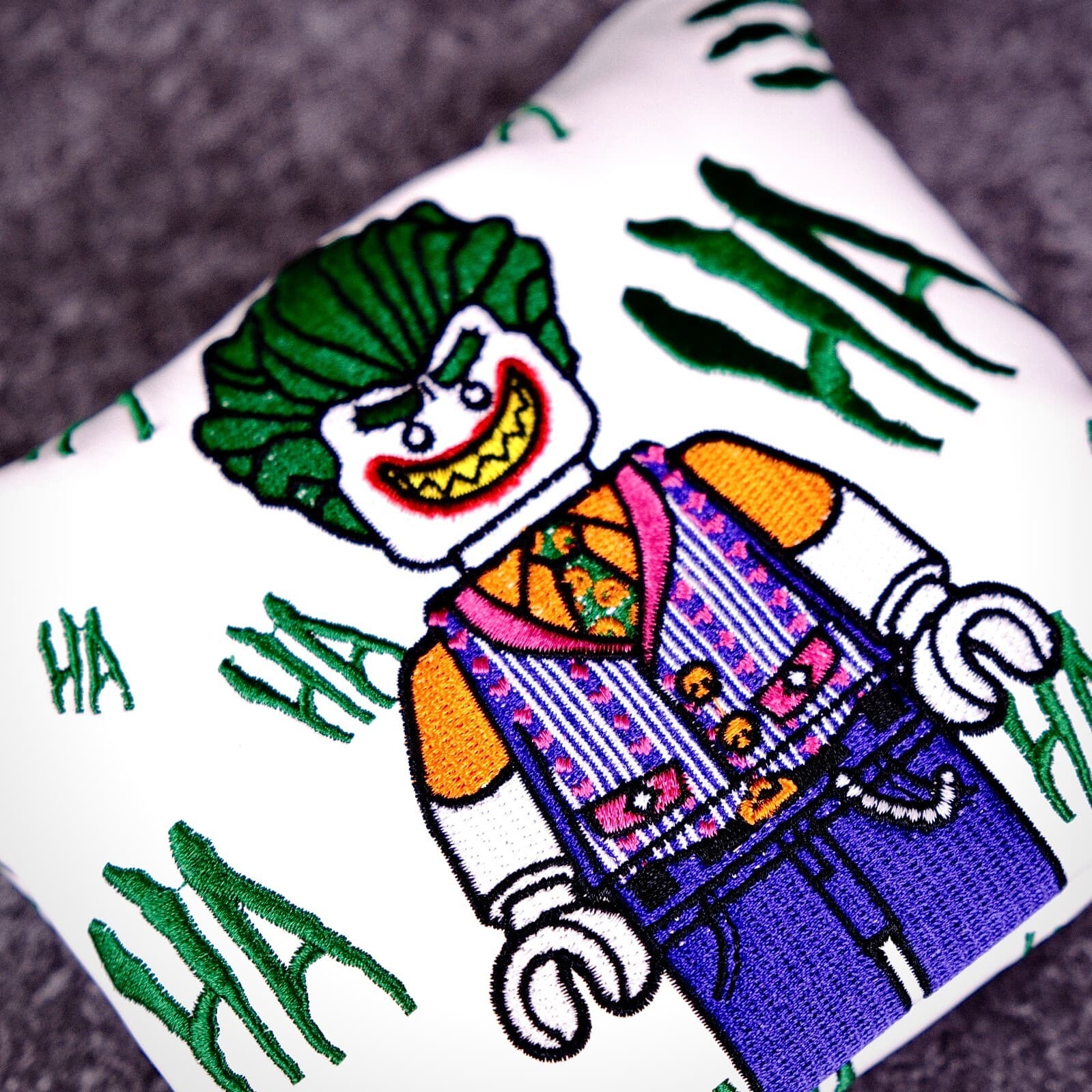 Magnetic Mini "Gotham" Joker Golf Mallet Putter Headcover Fit Taylormade Spider 2