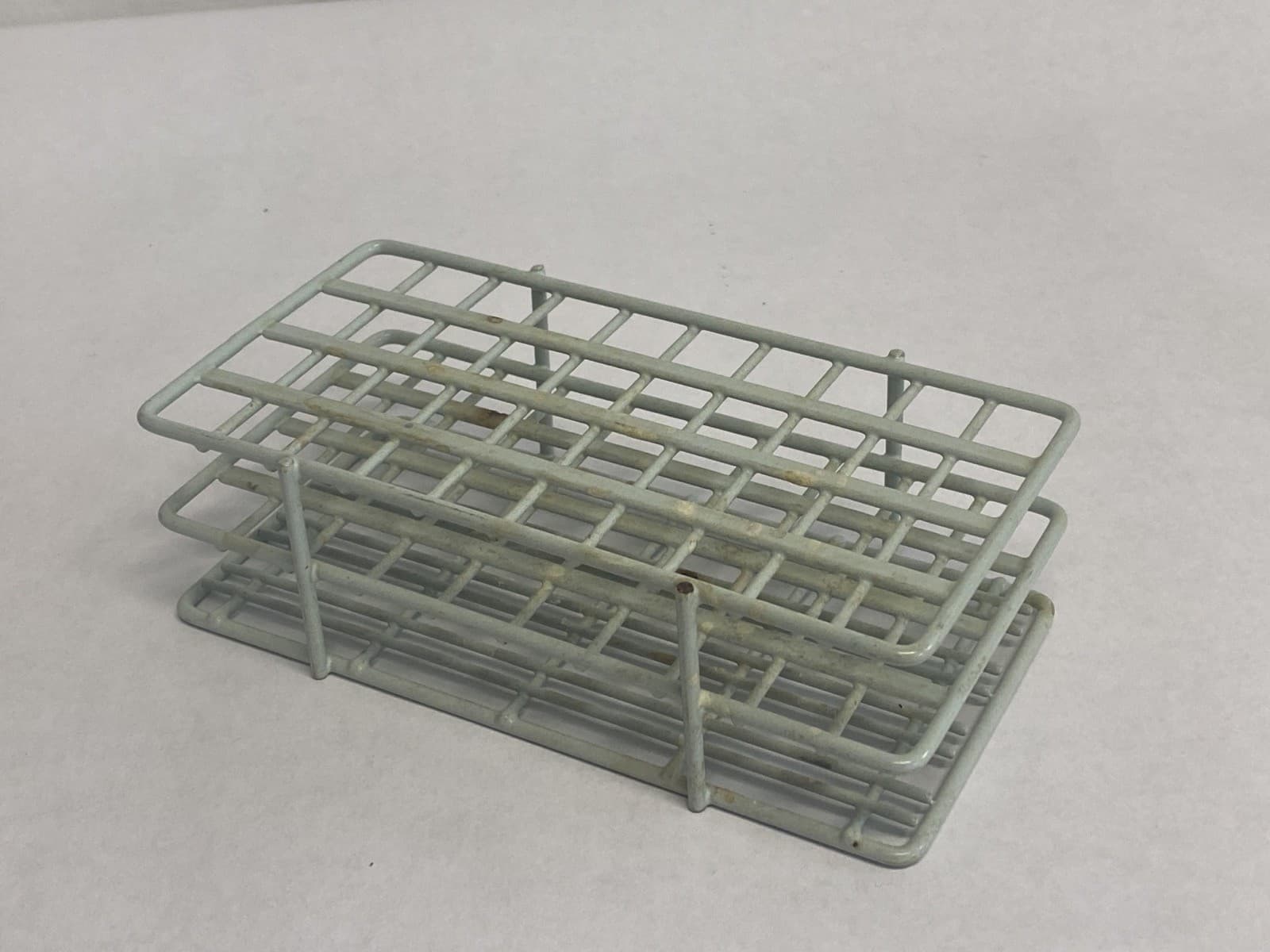 Lab 40-Place Epoxy-Coated Wire Test Tube Rack 15.5mm ID 4x10 Array Heavy Duty 5