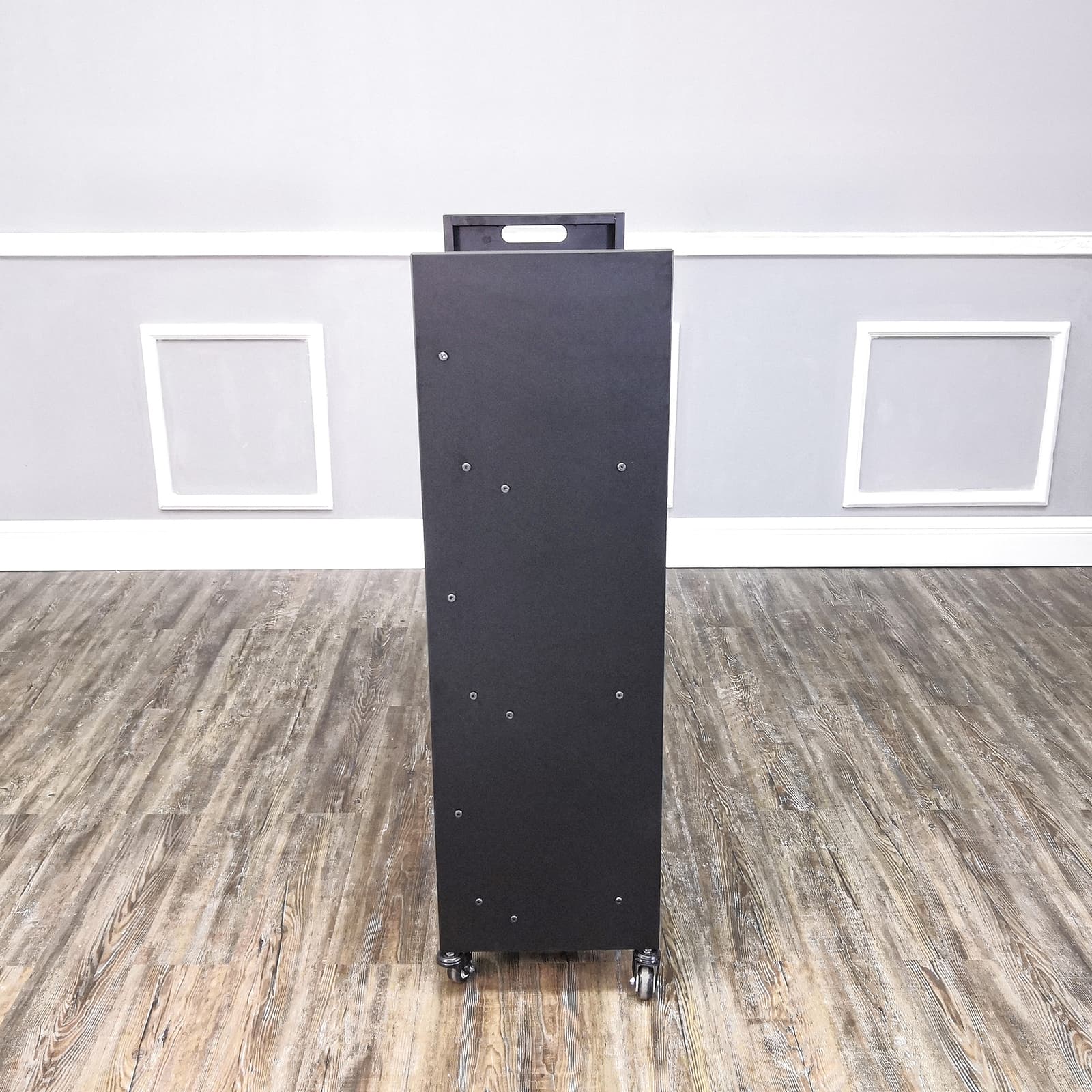 Metal Book Cart Rooling Book Truck Library Book Cart Wheels Pew Cart BookTrolley 6