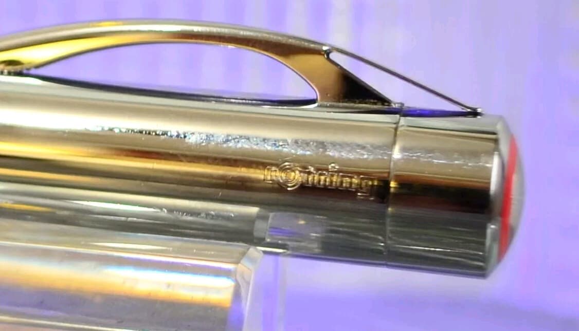 Vtg rOtring Data Initial Roller Ball Pen German Made 3