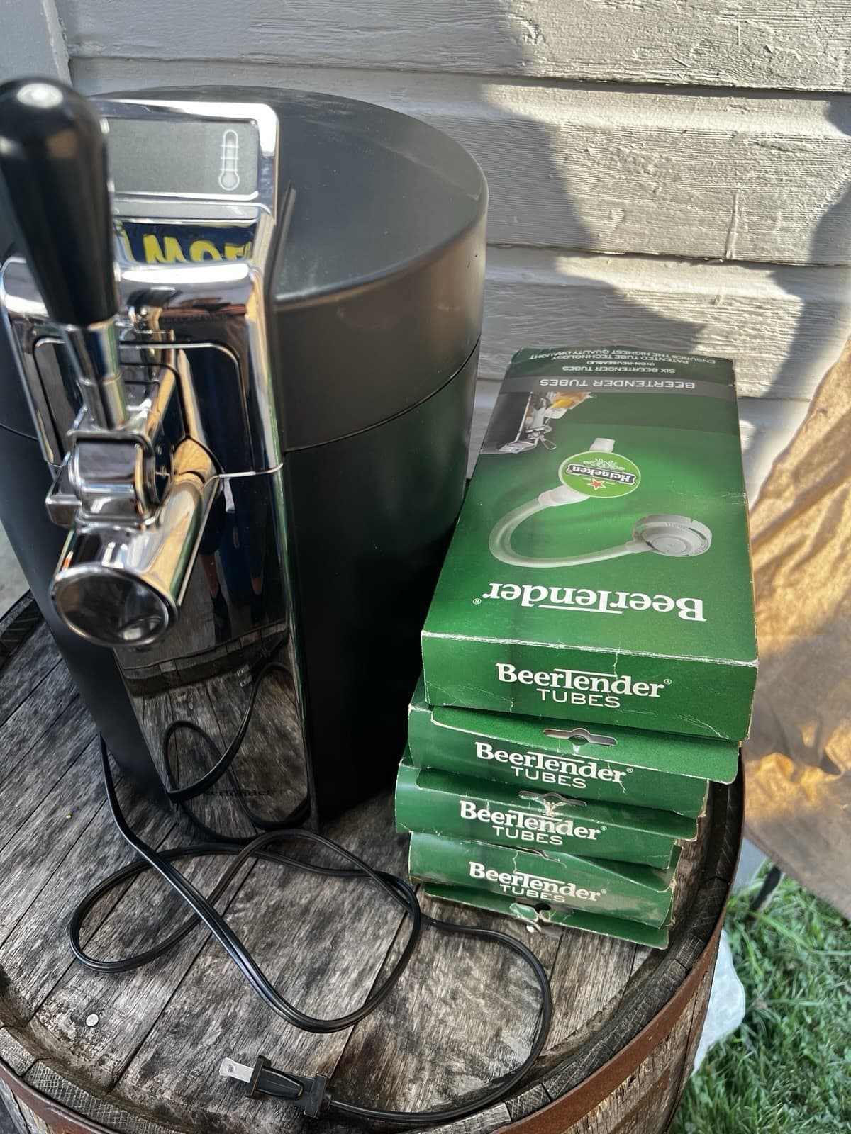 Krups Beertender  VB50 B90 Beer Keg Tap Dispenser Cooler Fridge & 15 New Tubes 2