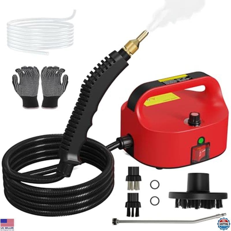 2500W Handheld Steam Cleaner, High-Temperature Pressurized Steam Cleaner, Grout