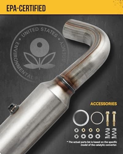  Front Catalytic Converter w/Exhaust Manifold Compatible with Civic 2012-2013 4