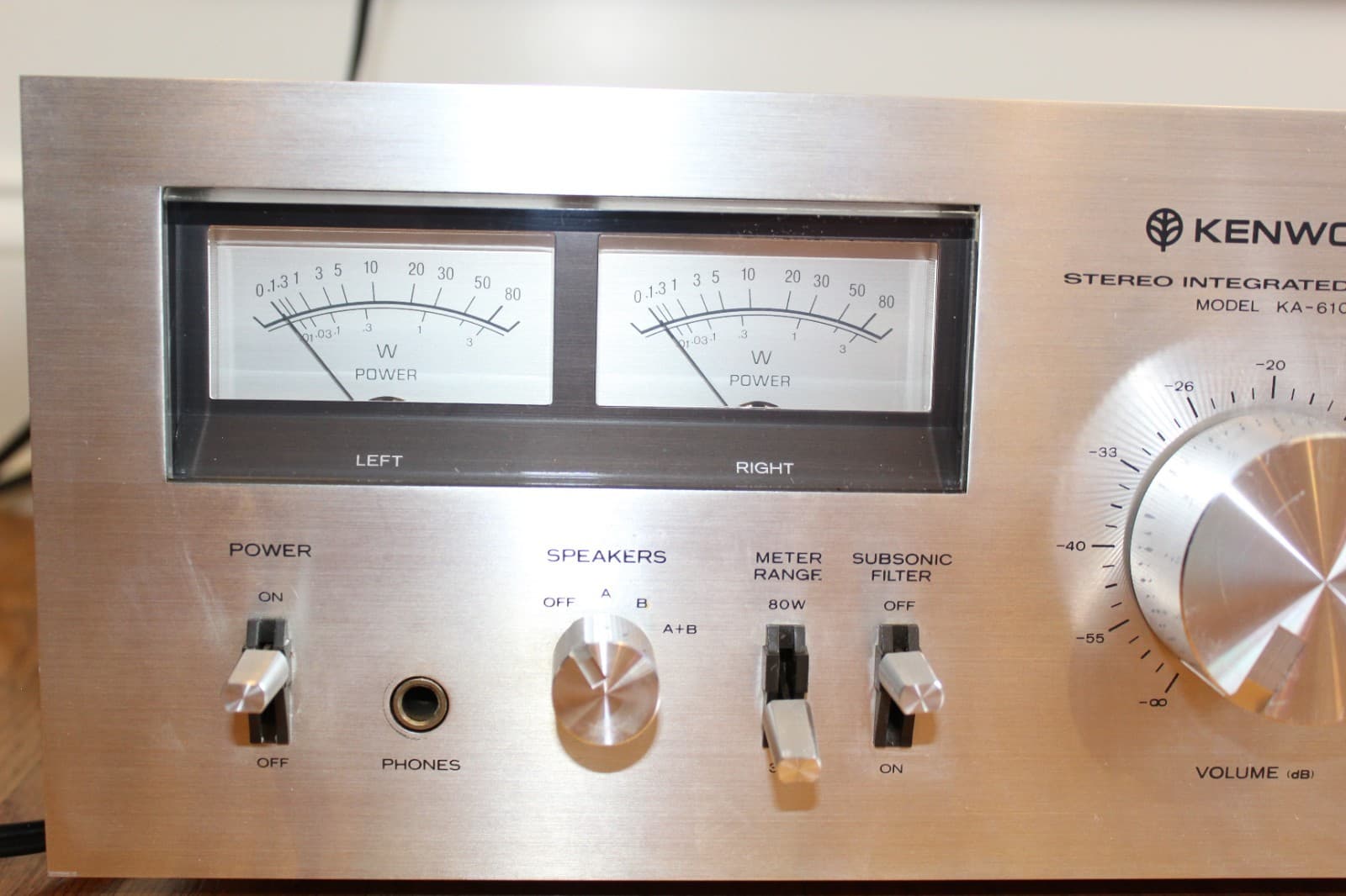 Kenwood KA-6100 Stereo Integrated Amplifier - Tested - Clean Condition 3