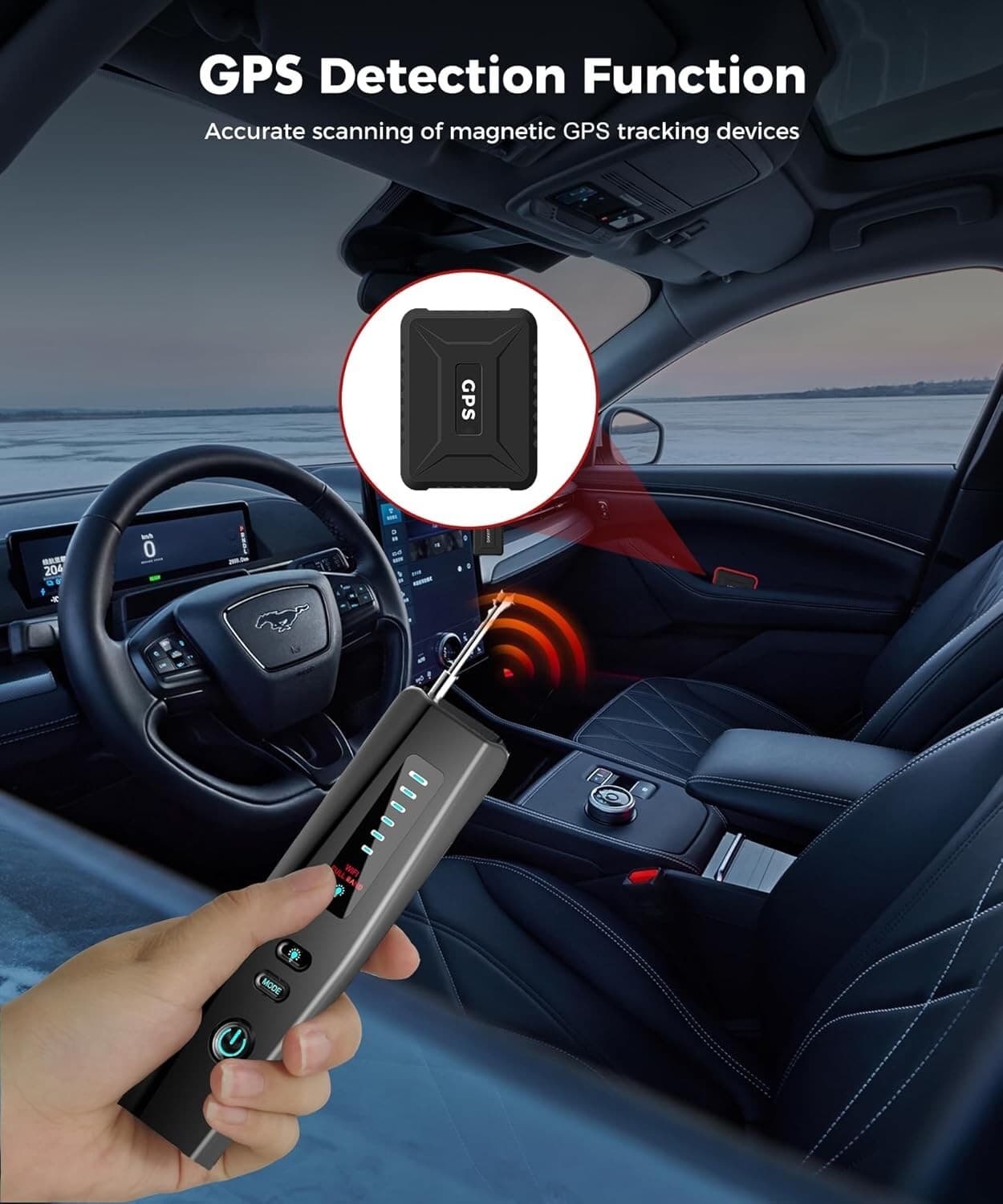 1 Anti-Spy RF Signal Detector Hidden Camera GSM Audio Bug Finder Scanner Tracker 5