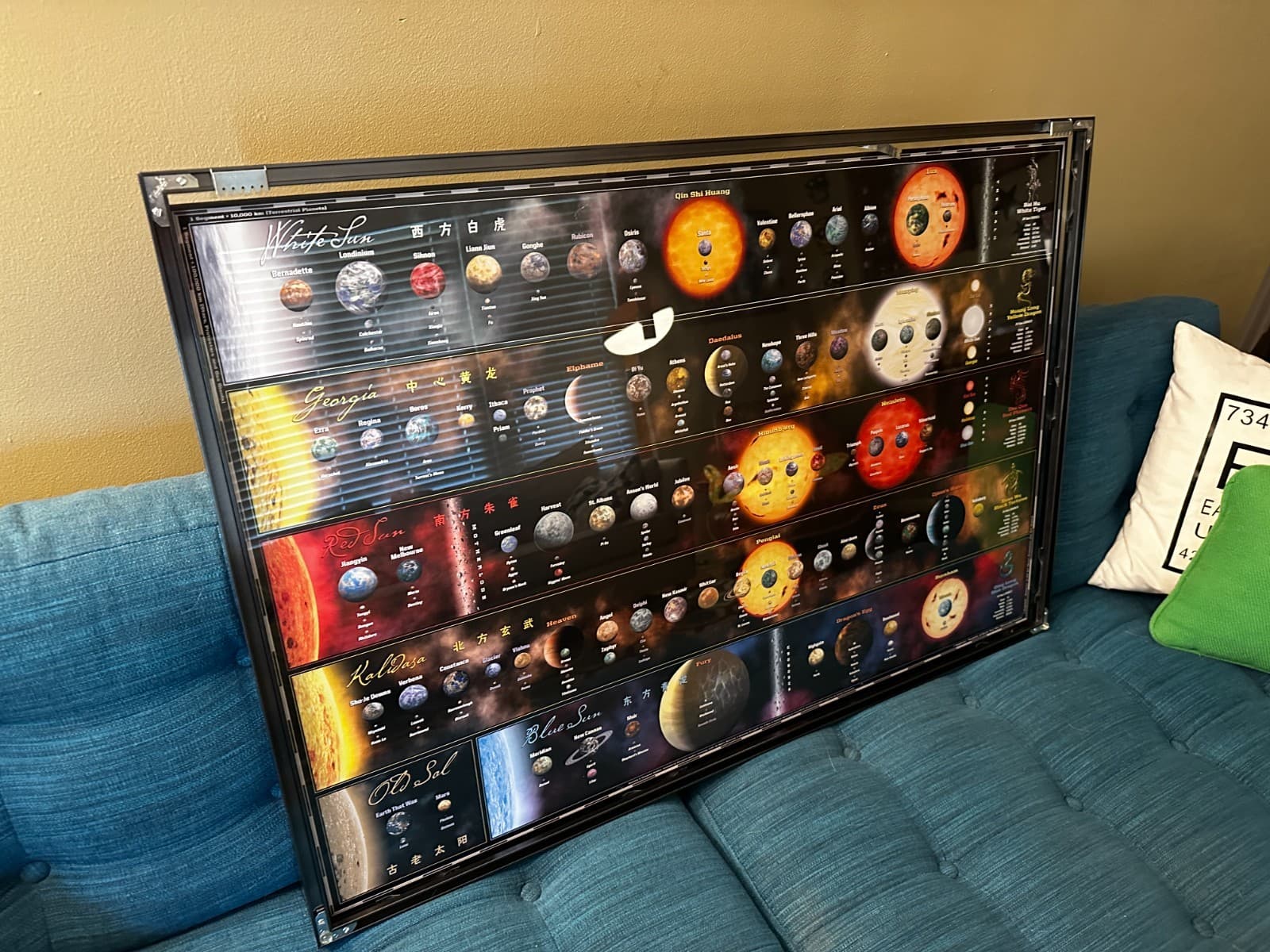 QMX Firefly Poster Map of The Verse Serenity Firefly Joss Whedon Angel Buffy 2