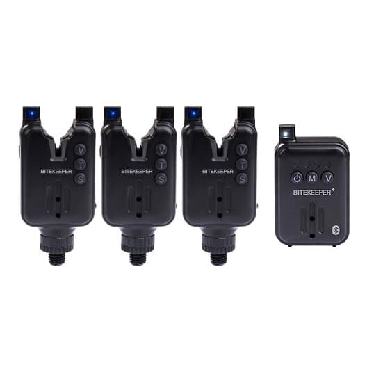 Rippton BiteKeeper Pro 3 Alarms & Receiver Fishing Alarm FREE RIPPTON HEADTORCH 2