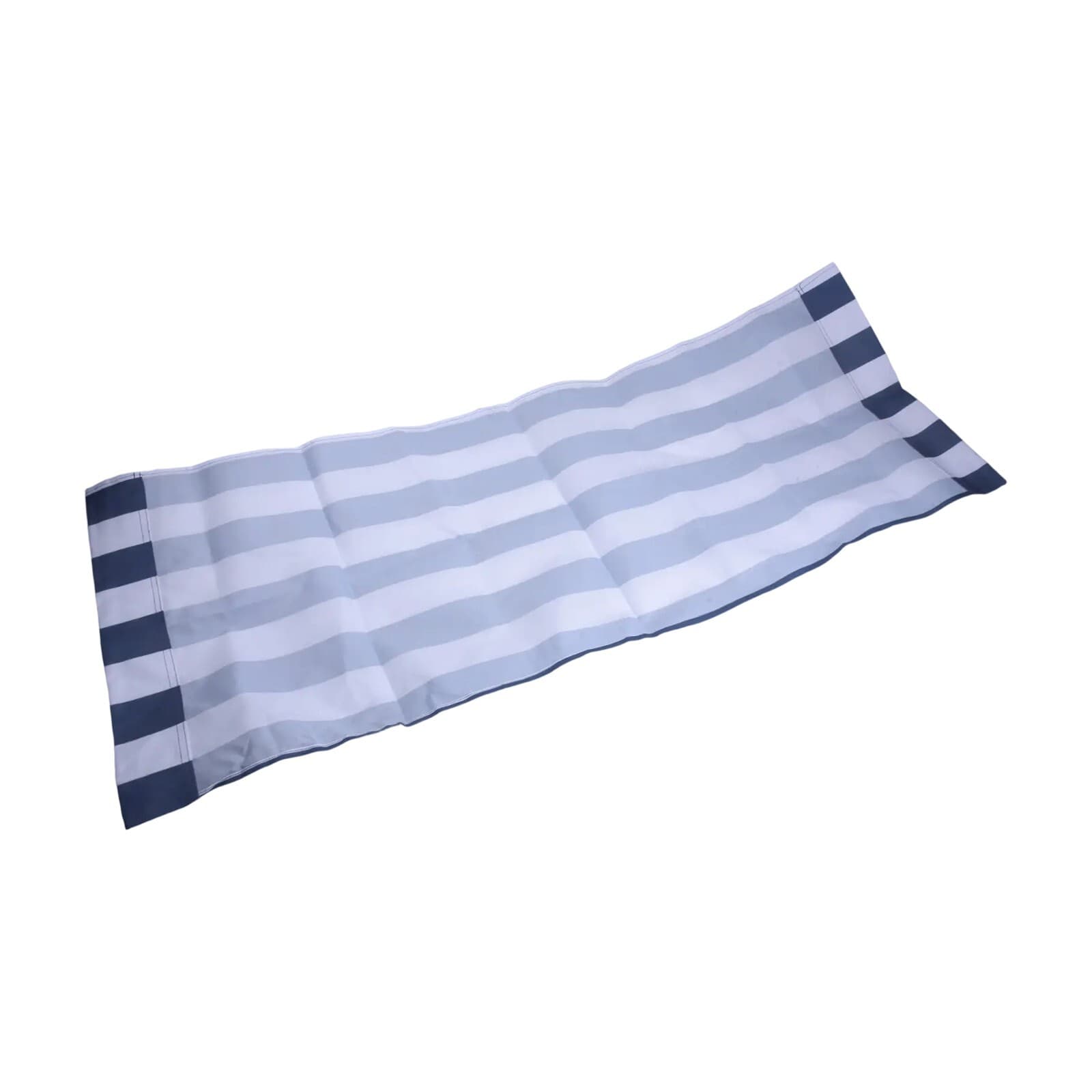 Beach Lounger Replacement Cloth Polyester cloth Fabric 120x44 cm White And Blue 5