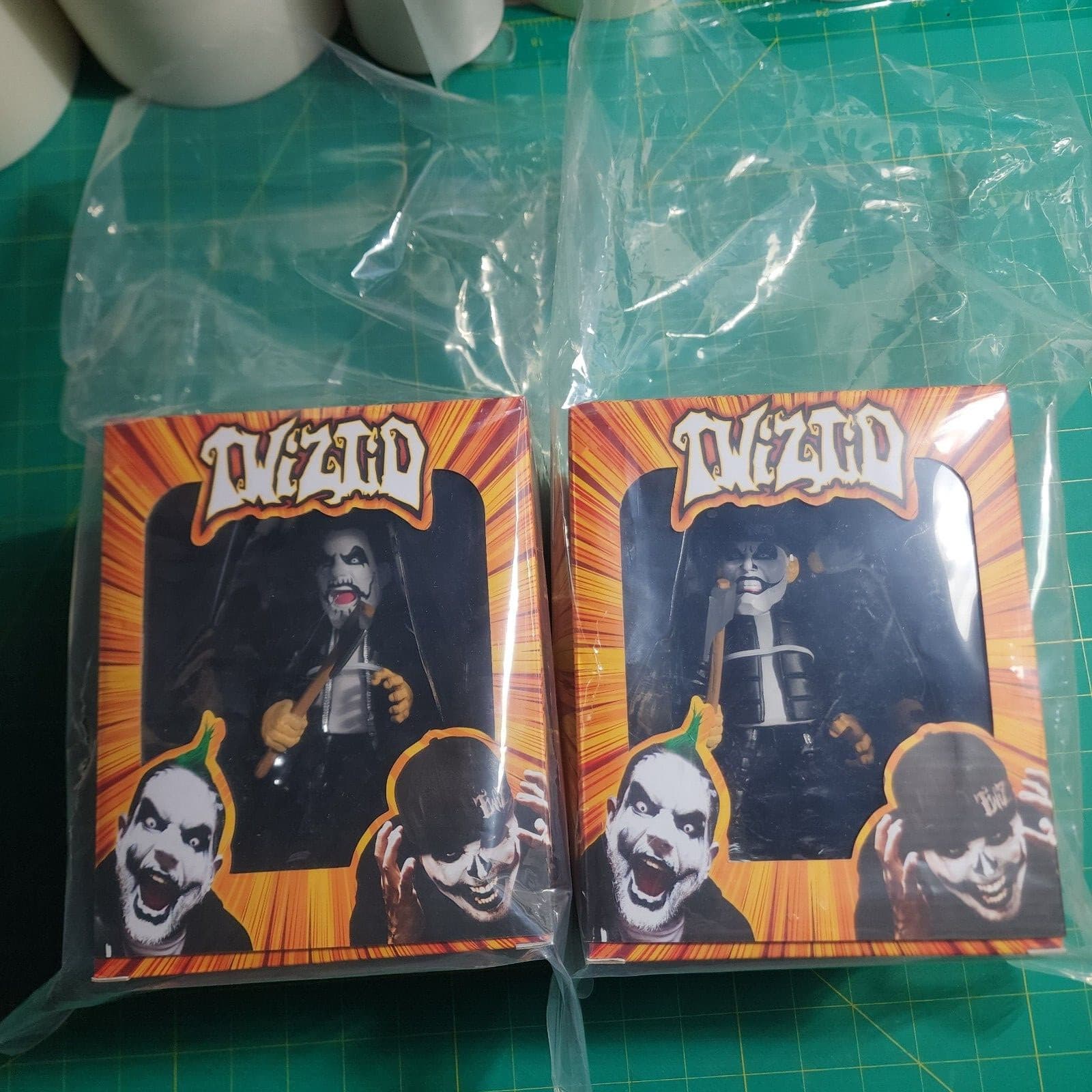 RARE NEW Twiztid 1ST RUN Action Figures ICP INSANE CLOWN POSSE MADROX MONOXIDE 6