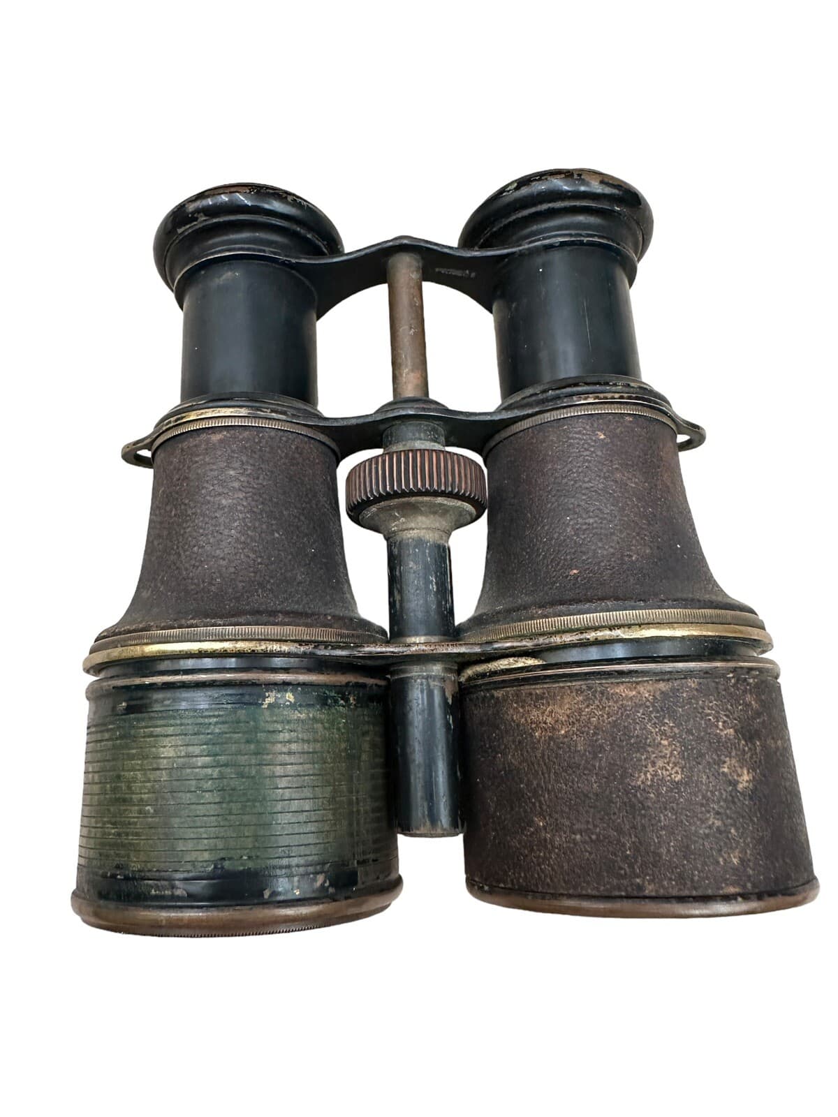 Rare HTF La Ville WW1 Signal Observation Post Binoculars with Compass And Case 6