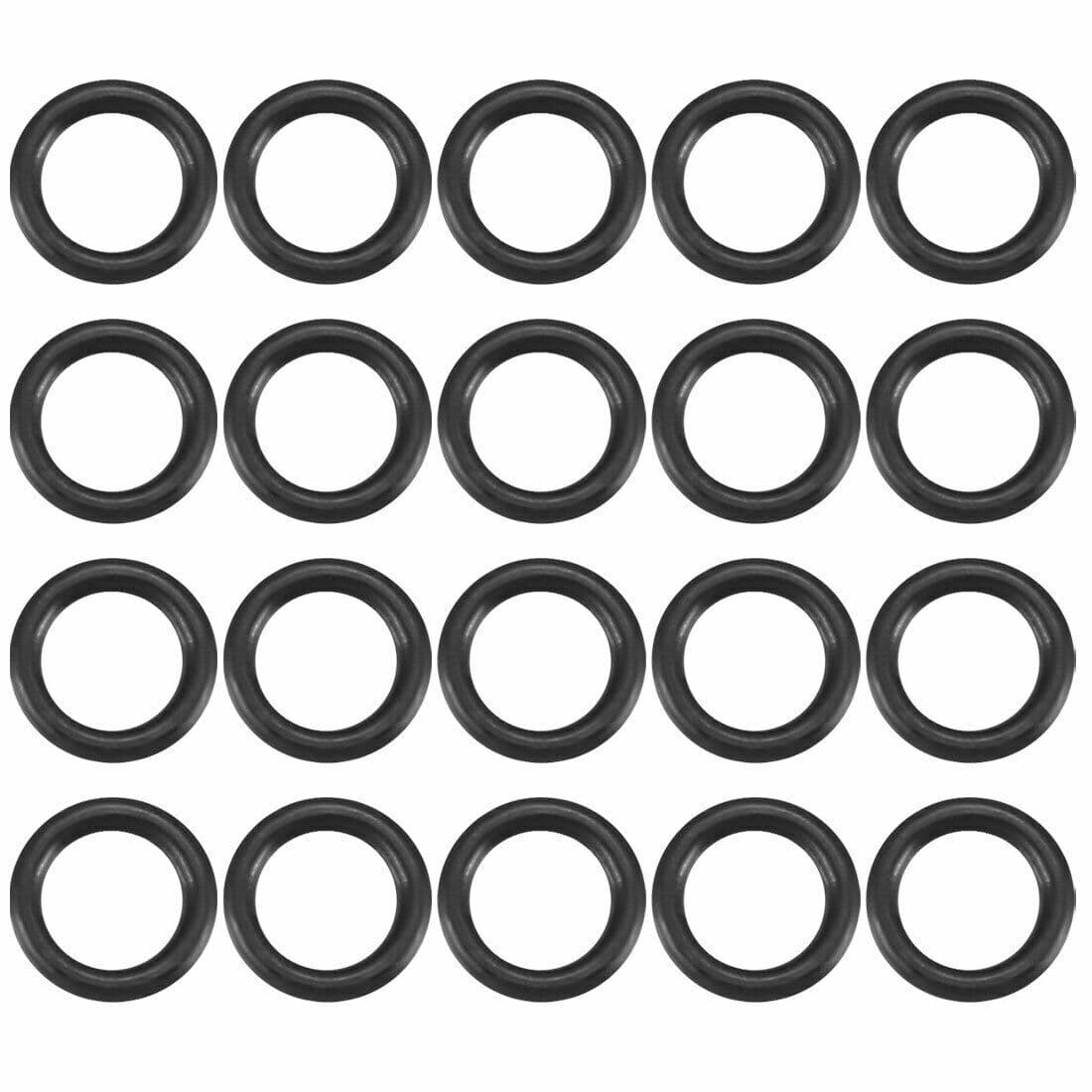 20pcs Black Nitrile Butadiene Rubber NBR O-Ring 3mm Inner Dia 0.8mm Width ✦KD 2