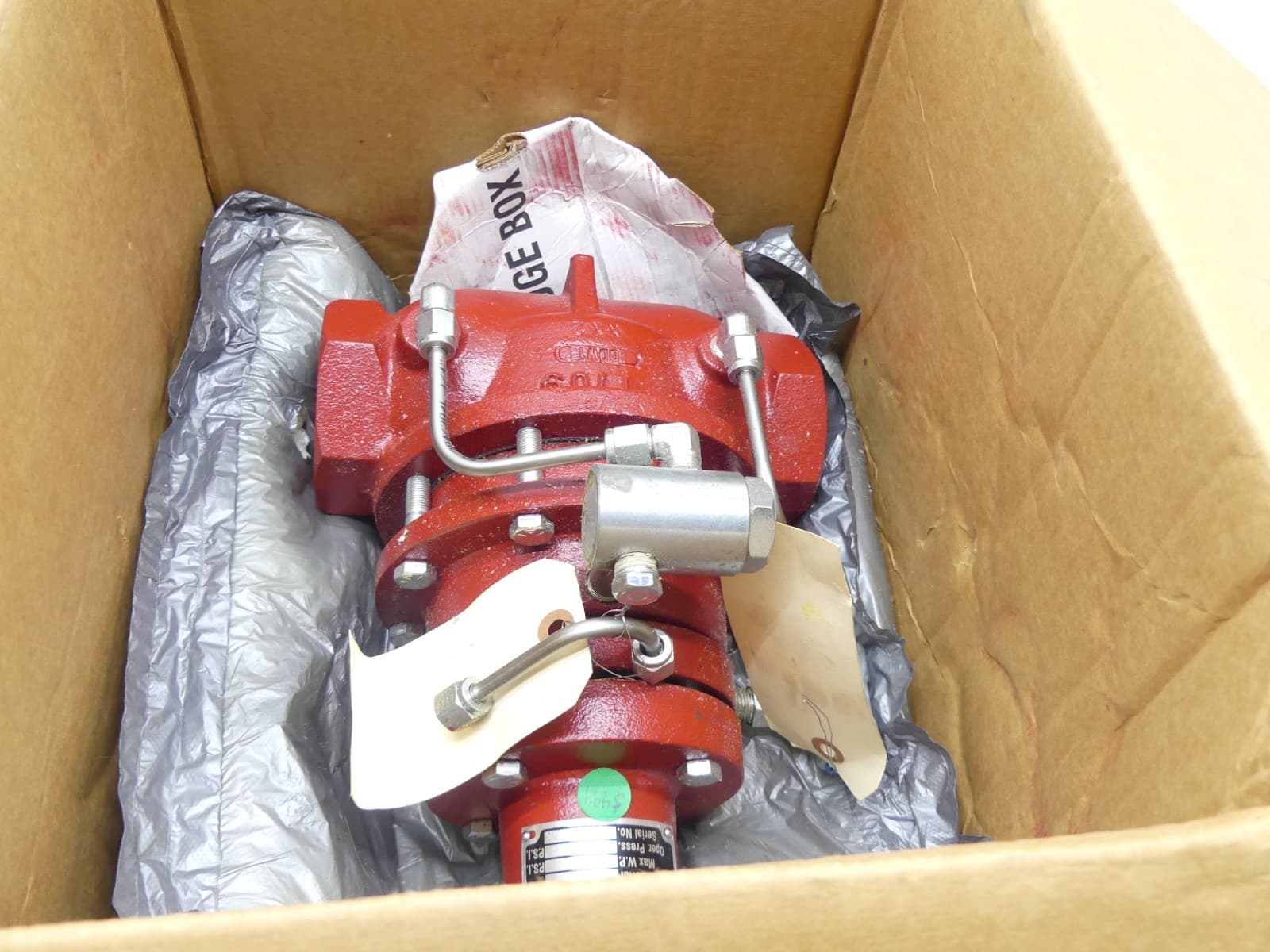 KIMRAY GAS REGULATOR MODEL: 230 SGT PR 3