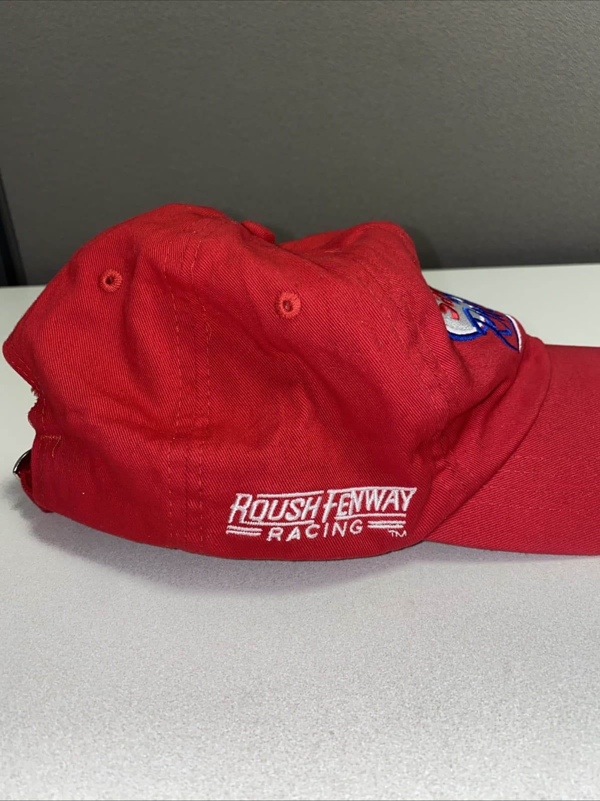 Carl Edwards Save A Lot Racing Hat Cap NASCAR #60 Red Adjustable 1- Size Vintage 3