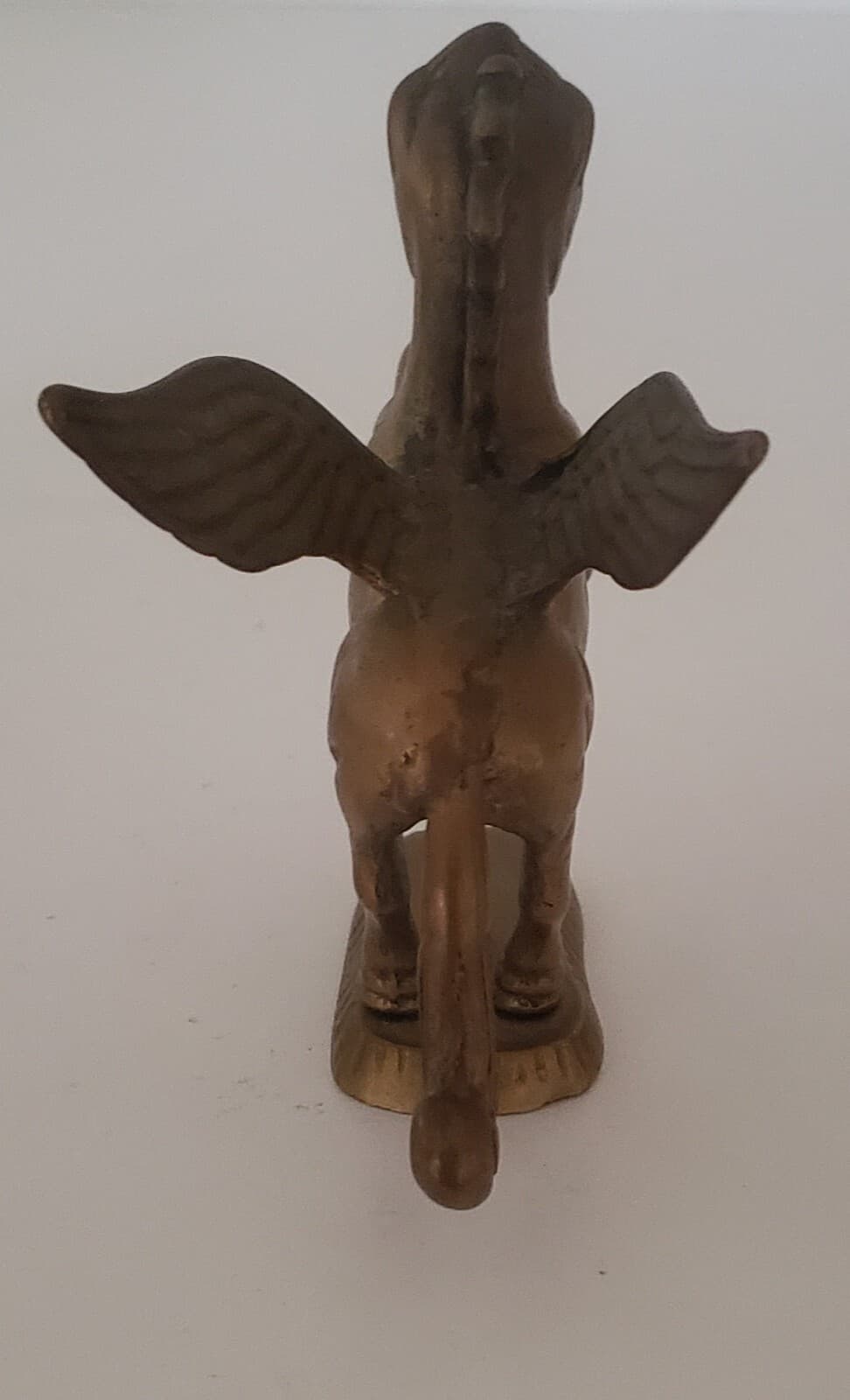 Vintage Solid Brass Pegasus Winged Mythical Flying Horse 6