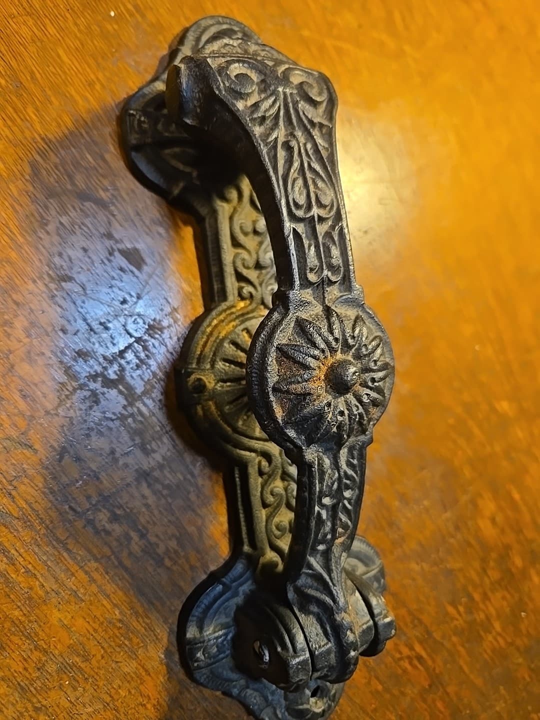 Cast Iron Door Knocker Old Cherub Antique Victorian A.K Kenrick STYLE