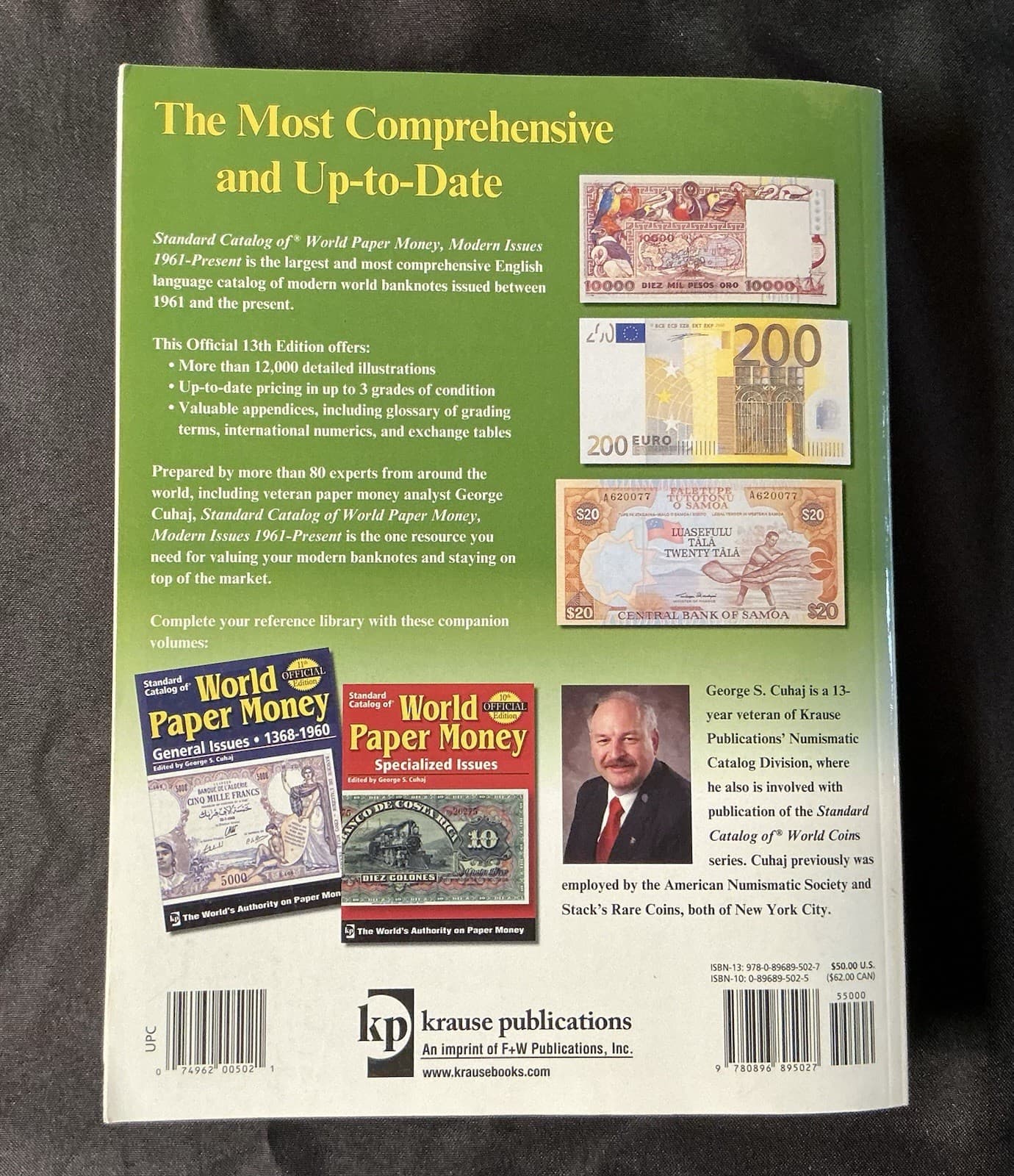 Standard Catalog Of World Paper Money Modern Issues 1961 To Present 13th Edition 2