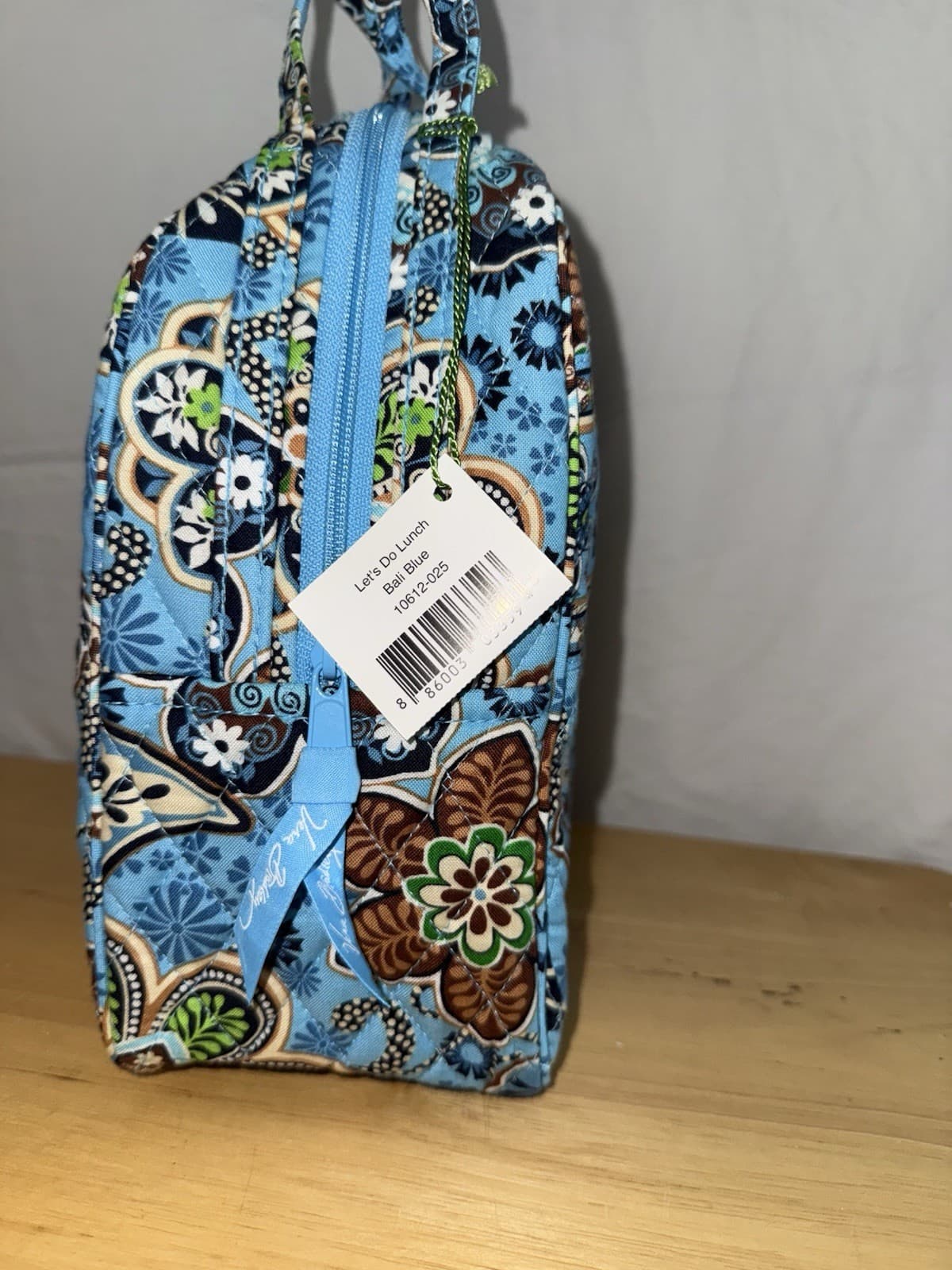 Vera Bradley Bali Blue Lunch Bunch Insulated Bag Retired Pattern New NWT 6