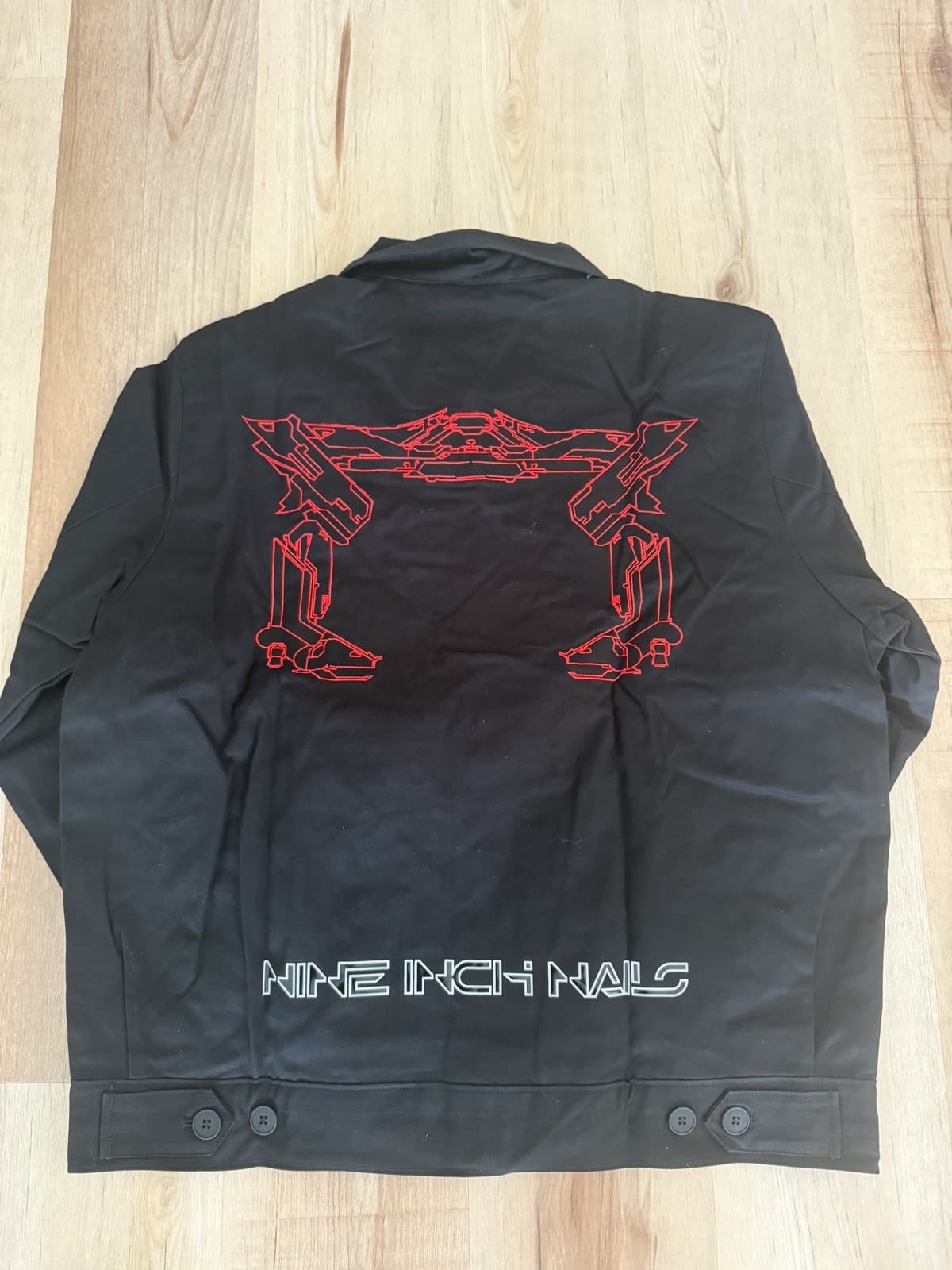 Nine Inch Nails Tron: Ares Patch Embroidery Jacket Hot Topic Large RARE  4