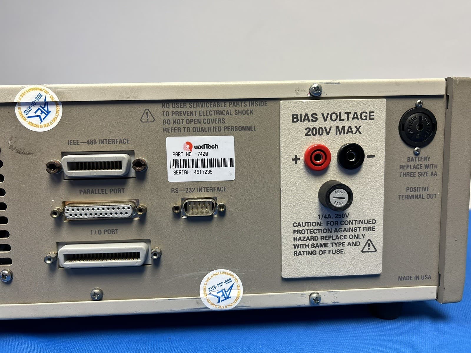 Quadtech 7400 | 10Hz-500kHz Precision LCR Meter 5