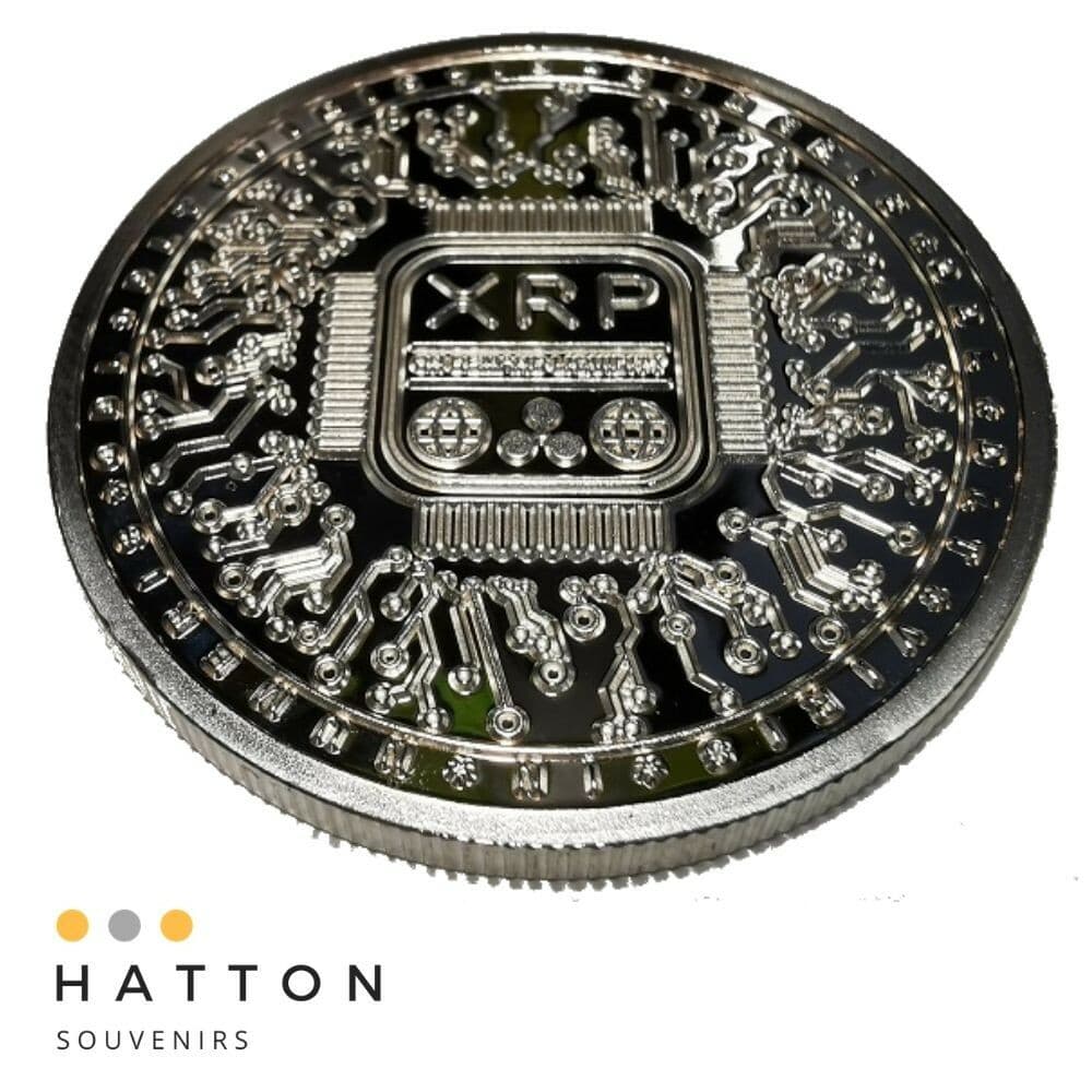 XRP Inspired Coin | .999 Silver Crypto Coin | Deluxe Display Case 5
