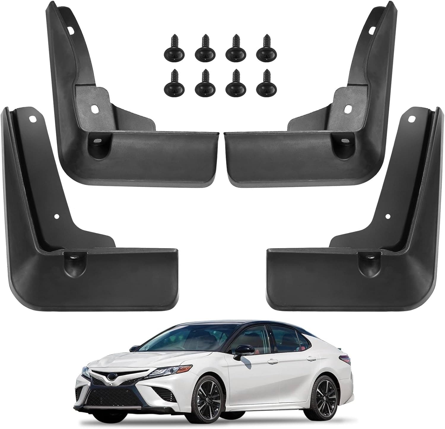 BDFHYK Mud Flaps Splash Guards 4PCS Front & Rear Side Mud Guards Compatible with