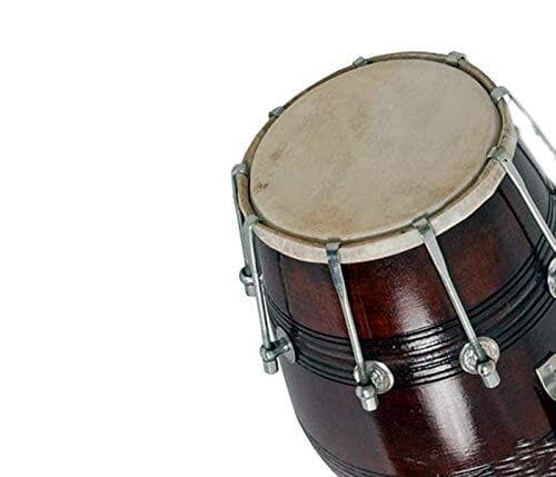 Professional Handmade Wooden dholak With BAG dholak music instruments 01 2