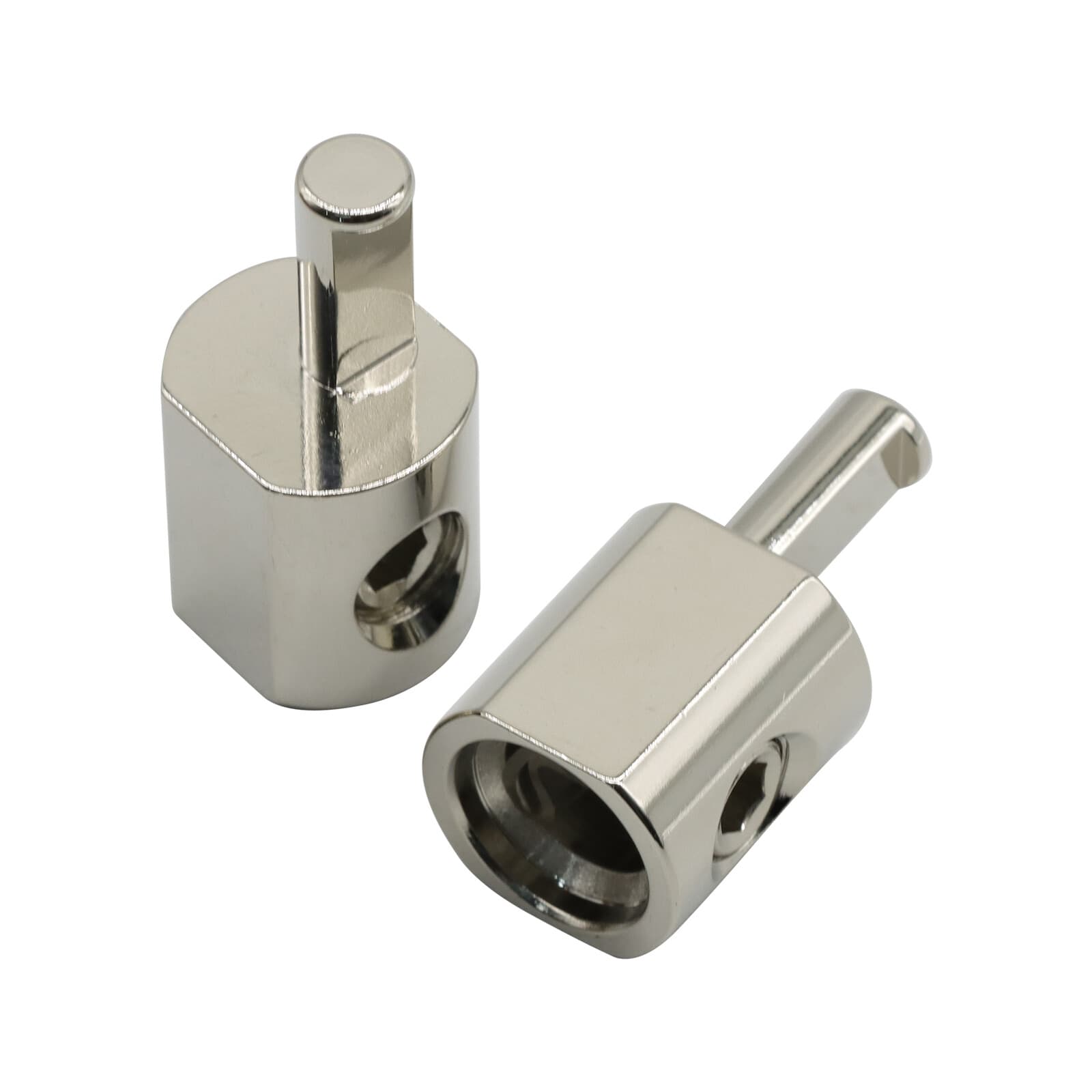 4PCS ILL Customz Offset Power and Ground 1/0 Gauge to 4 Gauge Amp Input Reducers 2