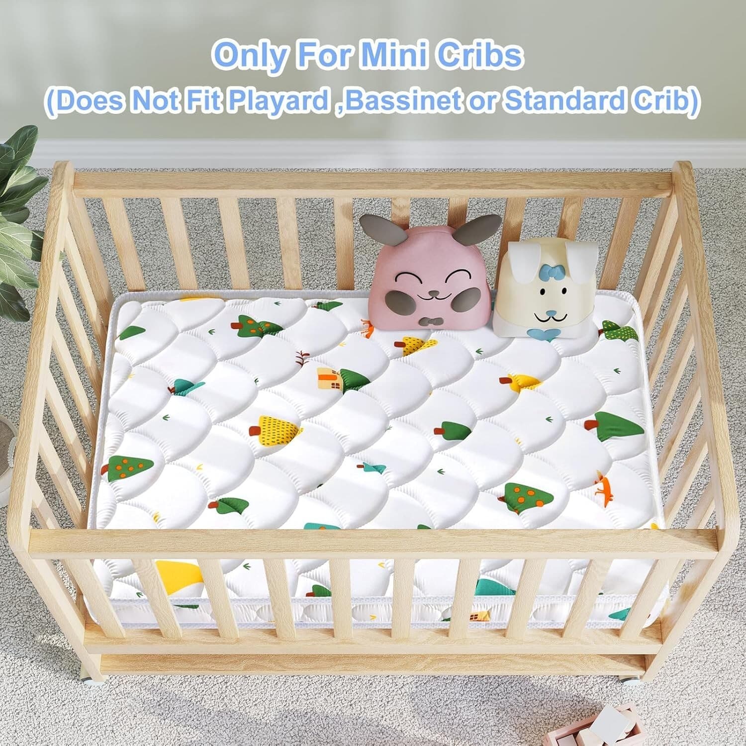 Colchón de cuna firme soporte cómodo espuma de alta densidad de primera calidad 5