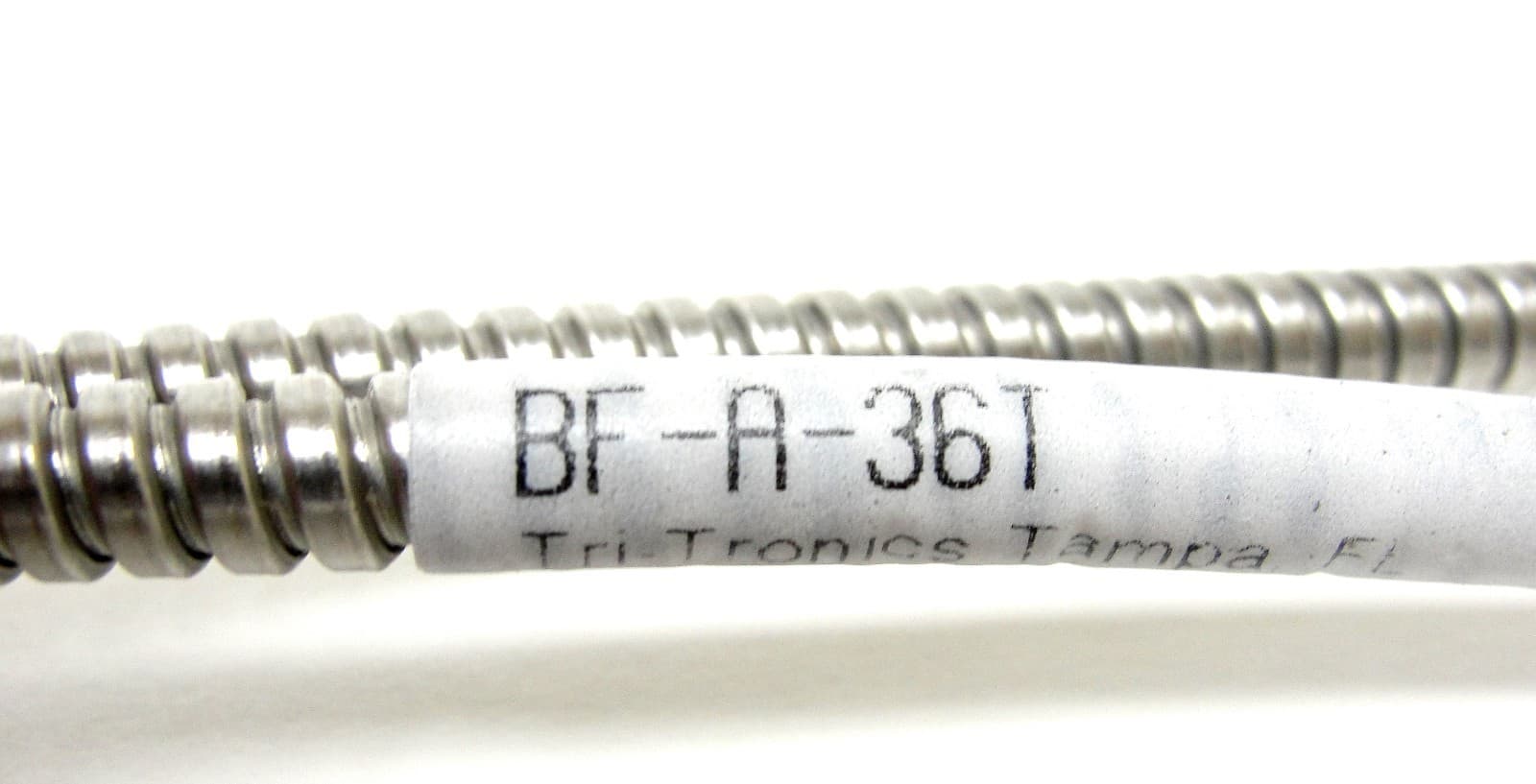 Tri-Tronics bf-a-36t fiber optic light guide Stainless Steel Bifurcated Threaded 4