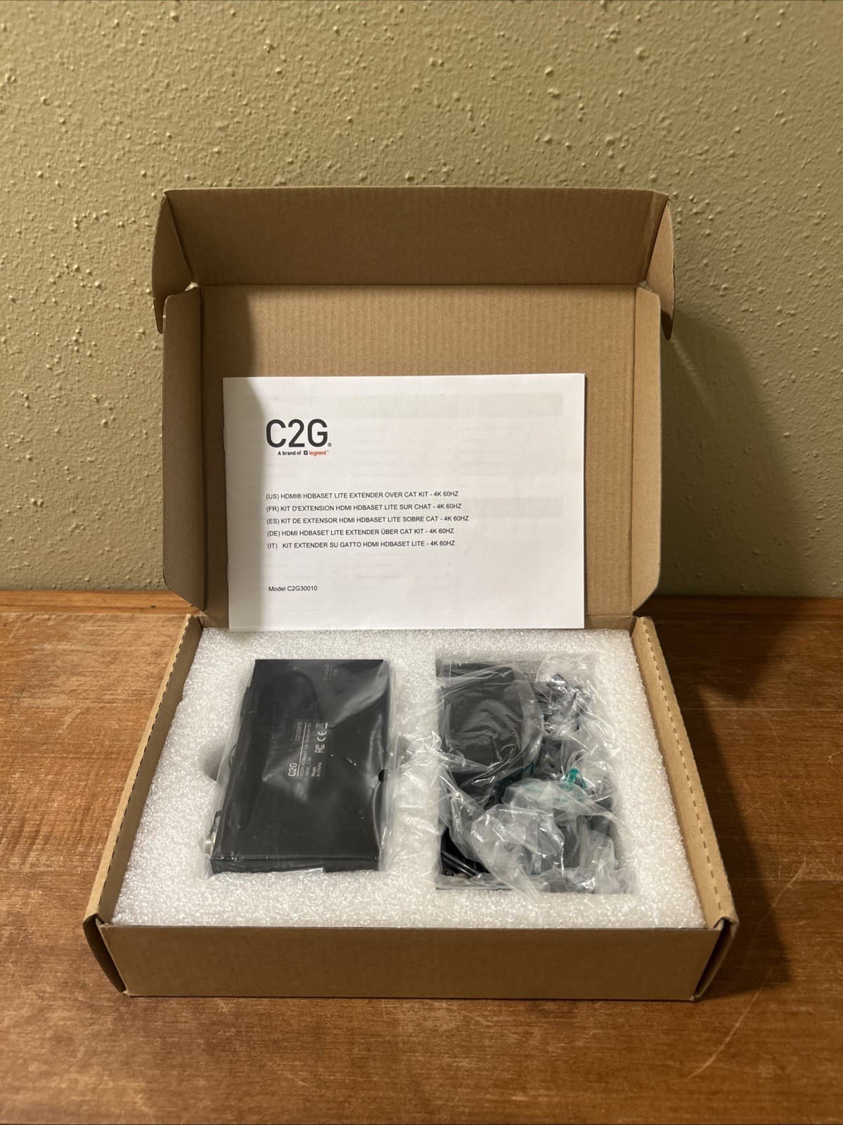 C2G C2G30010 HDBaseT Extender over Cat Transmitter - Open Box 2