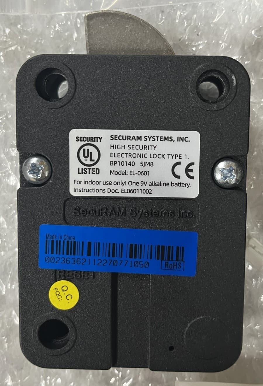 SAFE LOCK SECURAM PROLOGIC SR2 *NEW IN BOX FULL SET WITH DIGITAL DISPLAY & CODE 4