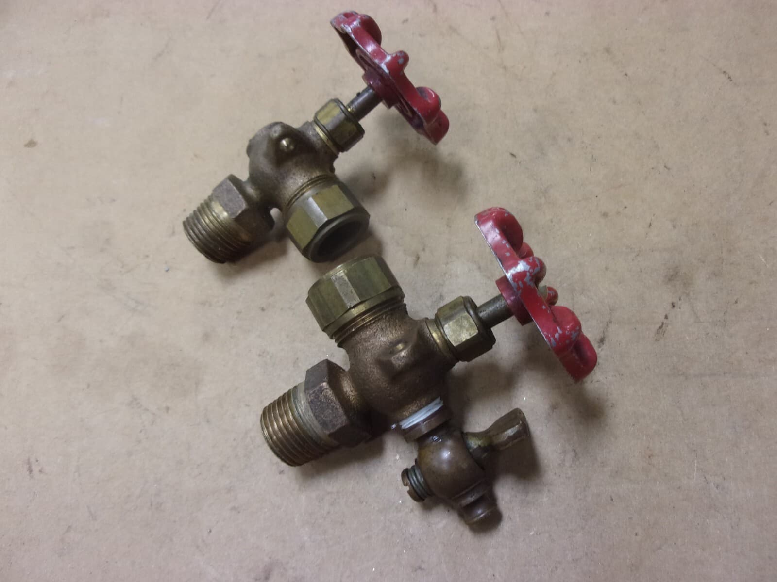 1/2" Npt Conbraco Tank Sight Glass Water Gauge Drain Valve Set 5/8" Od Tube USA 3