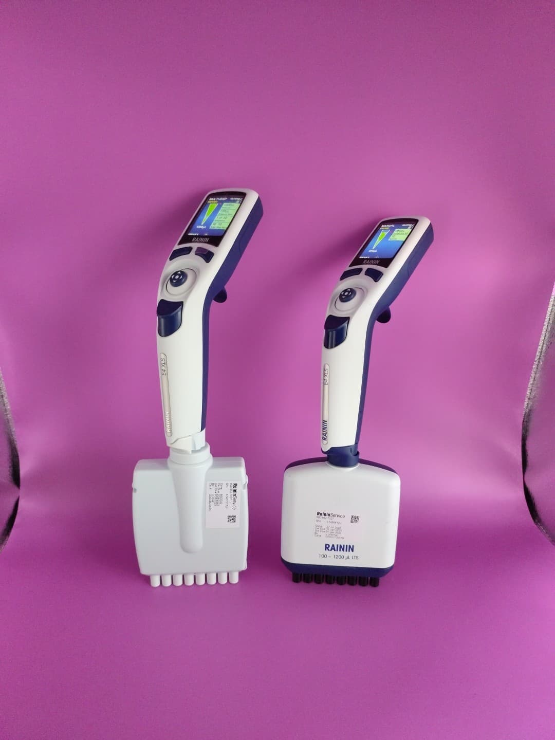 Rainin E4 XLS Multichannel Electronic 8-channel Pipette 100-1200ul LTS One Each