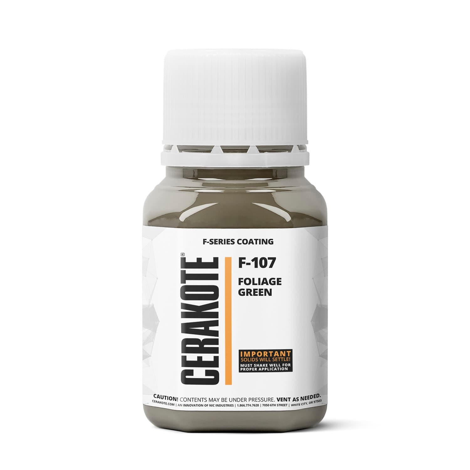 CERAKOTE F-SERIES FOLIAGE GREEN (4 oz) F-107T – Fast Curing, (Part B) Included