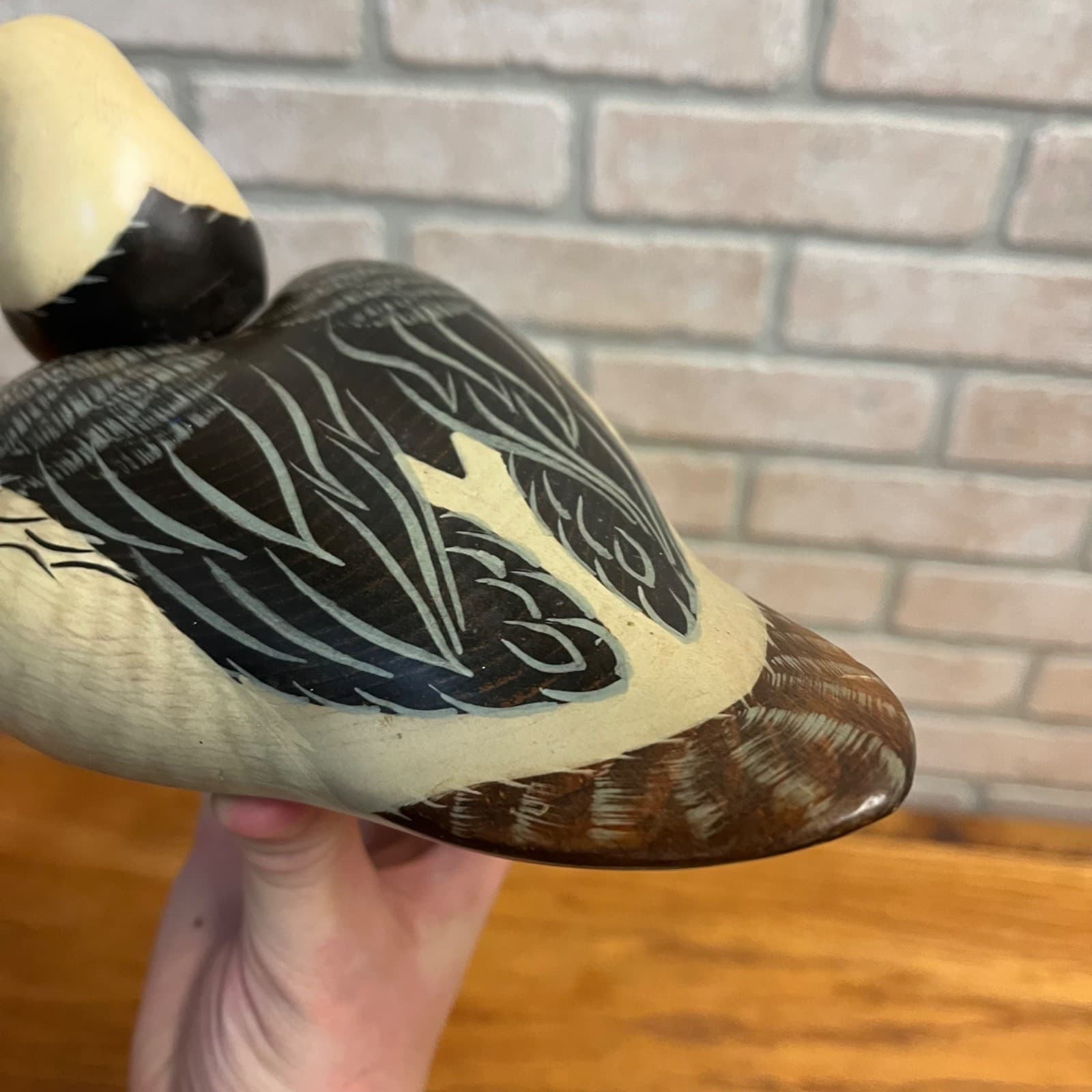 1988-89 Ducks Unlimited Robert Capriola Lac La Croix Bufflehead Duck Decoy 3