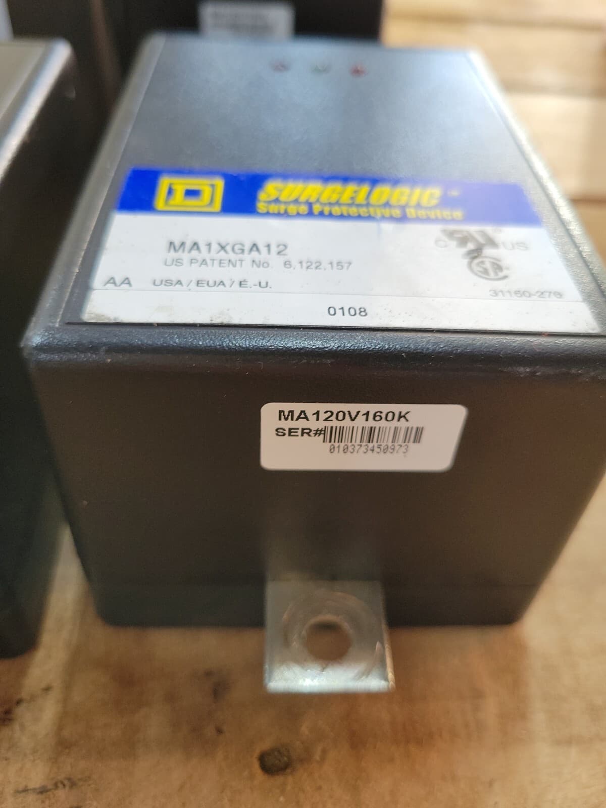 1 SQUARE D SURGELOGIC MA1XGA12 SURGE PROTECTION DEVICE  4