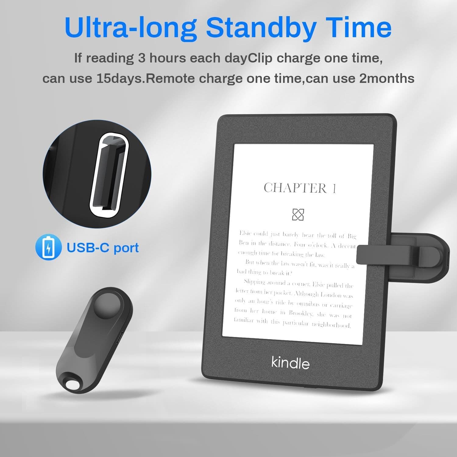 Page Turner Remote Control for Kindle, Clicker Page Turner for Paperwhite Kobo e 3